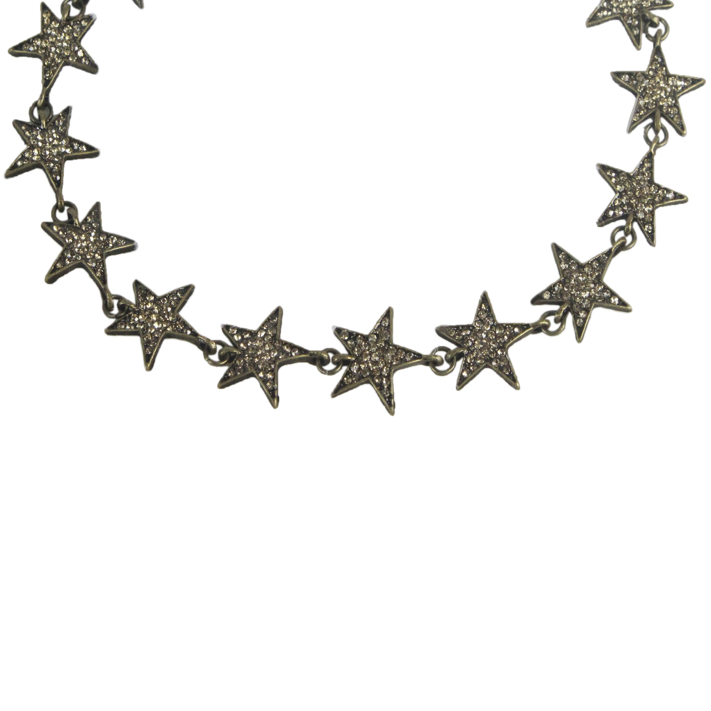 Collar de clavícula con estrella de cinco puntas N2590
