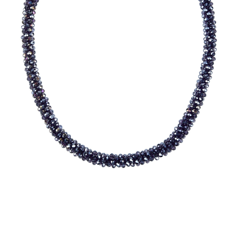 Collar corto de cristal colorido de moda N2666