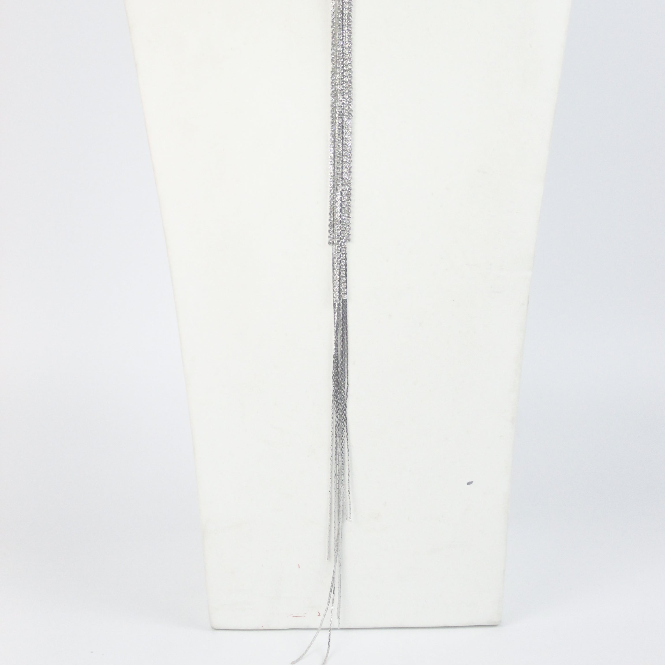 Collar largo con borlas de diamantes de imitación N2706