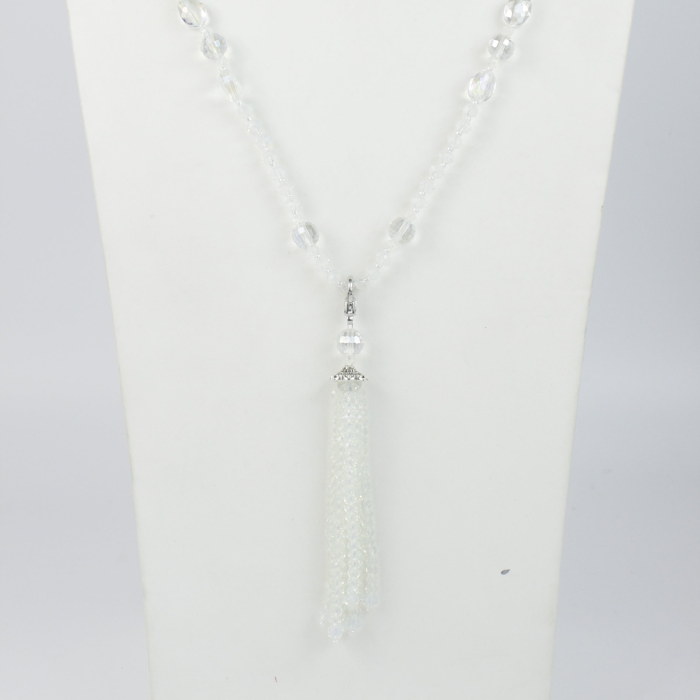 Collares largos con borlas de cristal N2830