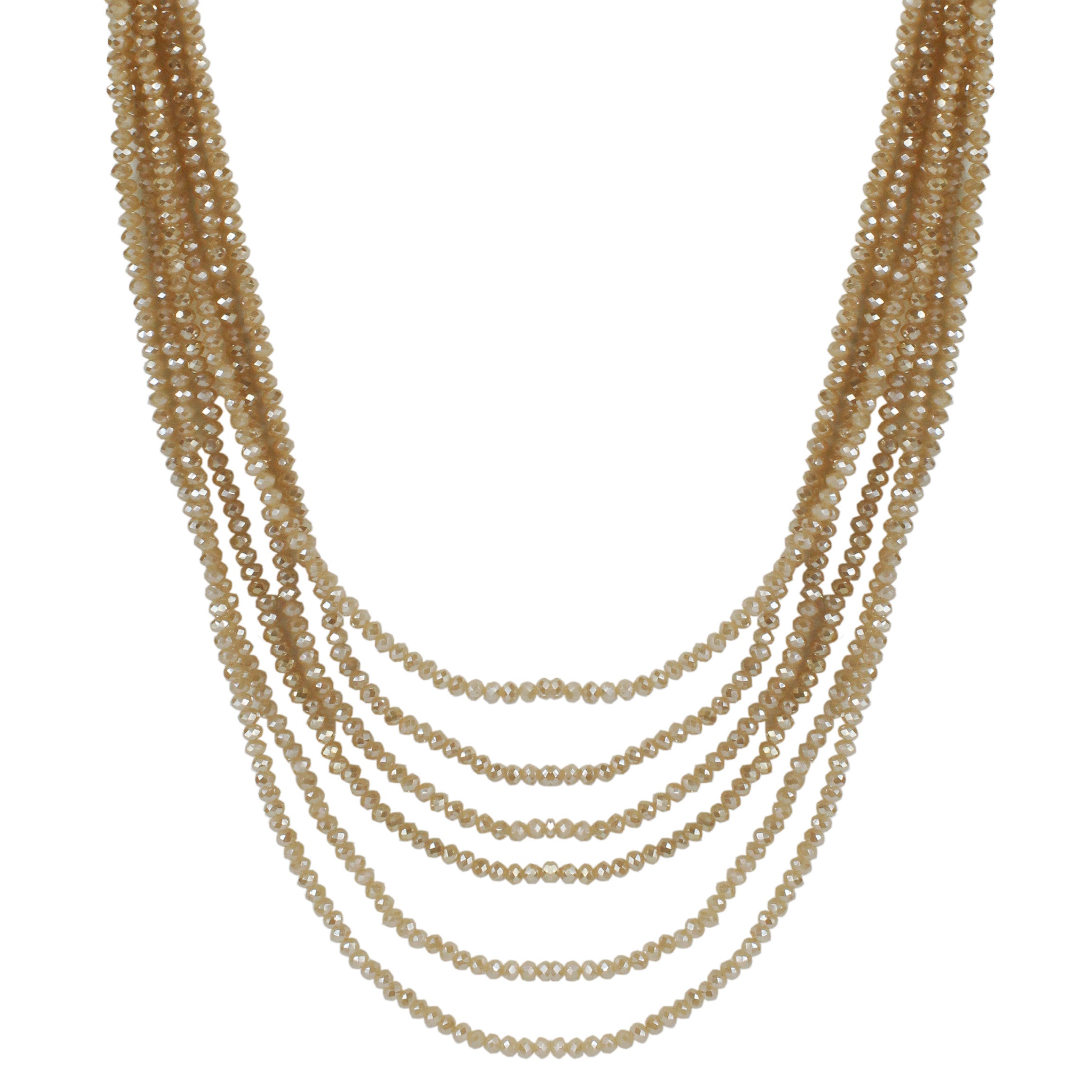 Collar de perlas y cadena de múltiples capas N2898