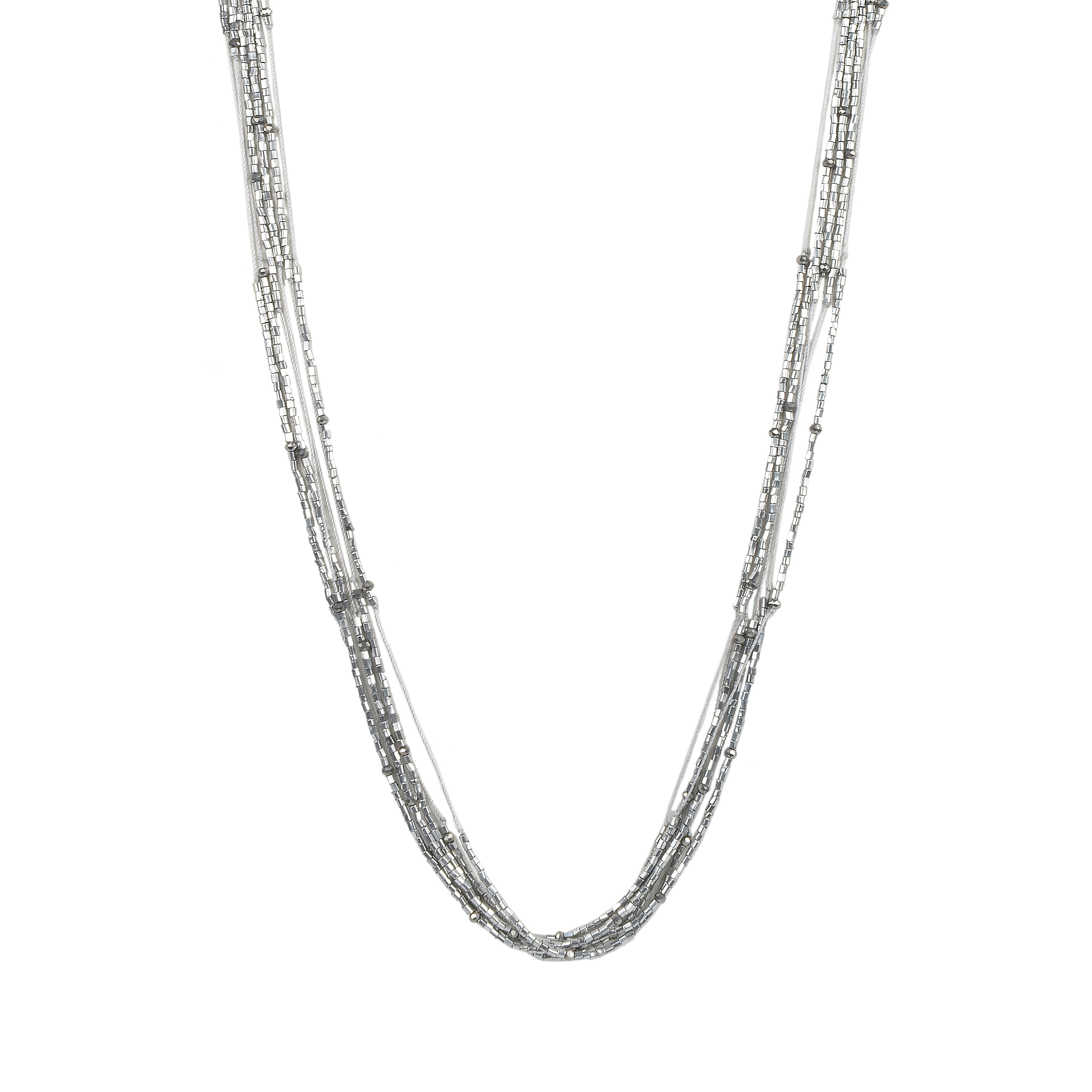 Collares largos con tiras de cuentas pequeñas para mujer N3108