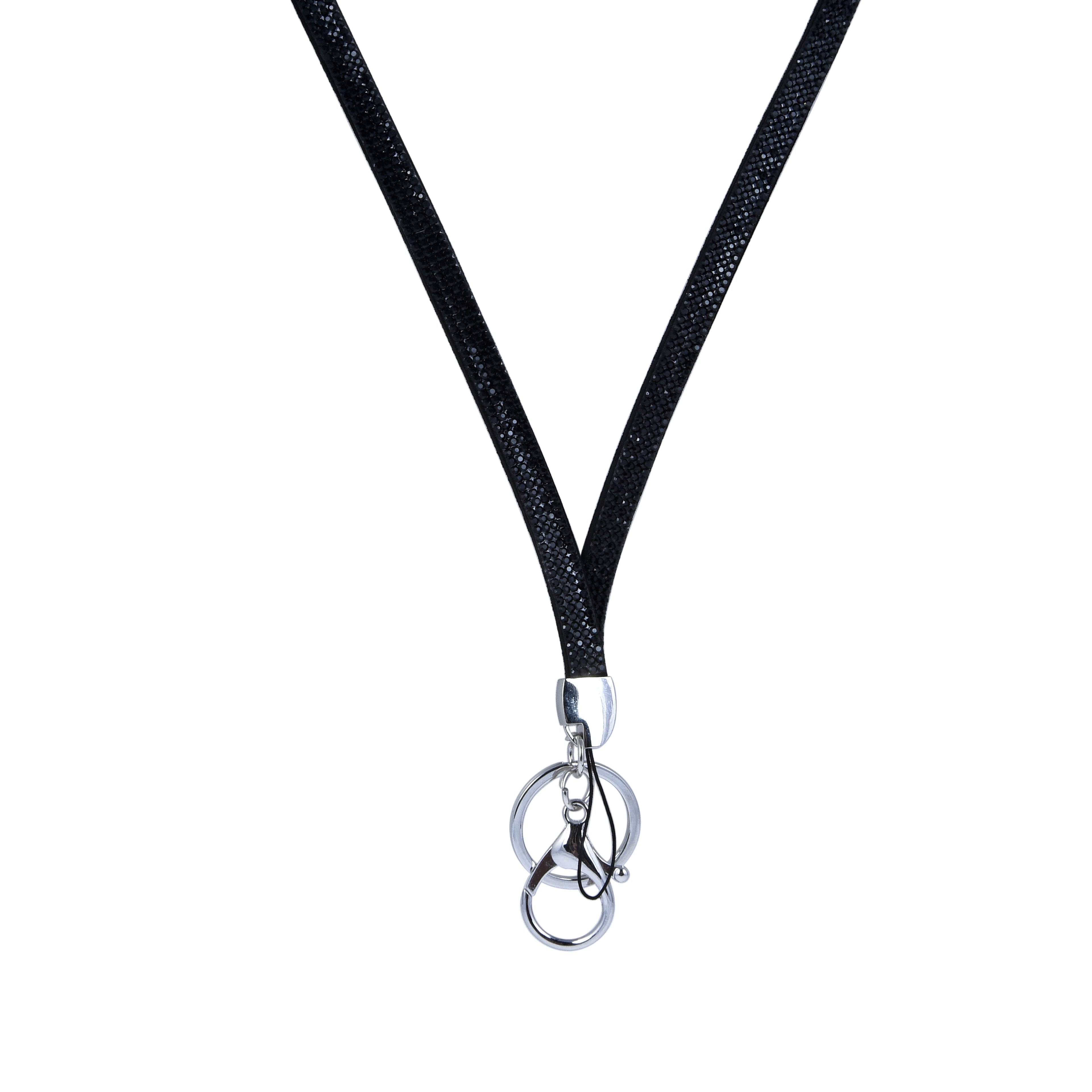 Fashion Women Crystals Key Chain Pendant Necklace