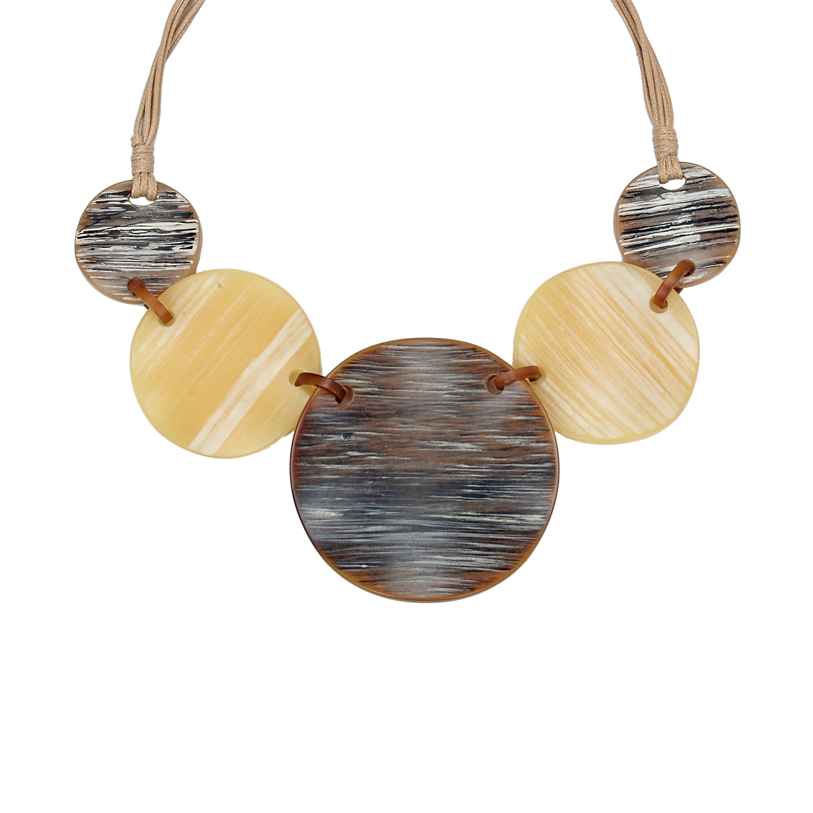 Round Acrylic Necklaces N3384