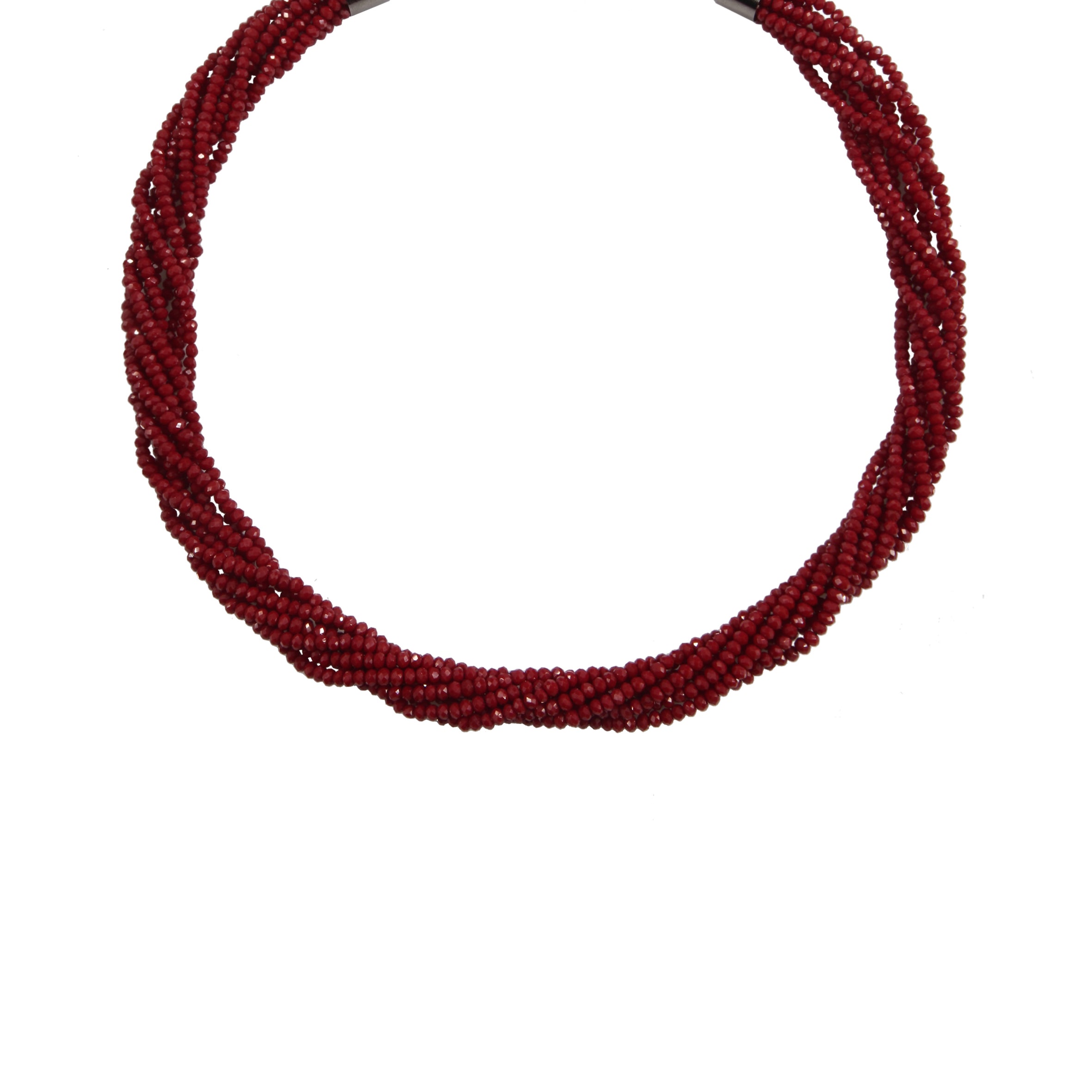 Crystal Beaded Multi Layer Necklaces N3408