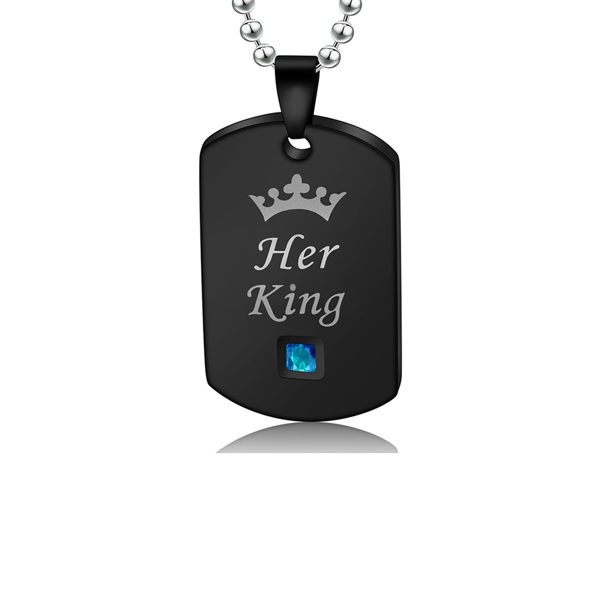 Stainless Steel Shield Kings Necklace N3778