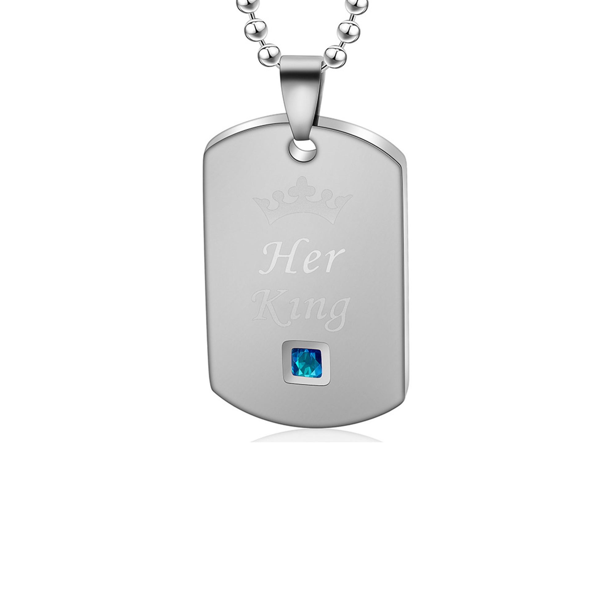 Stainless Steel Shield Kings Necklace N3778