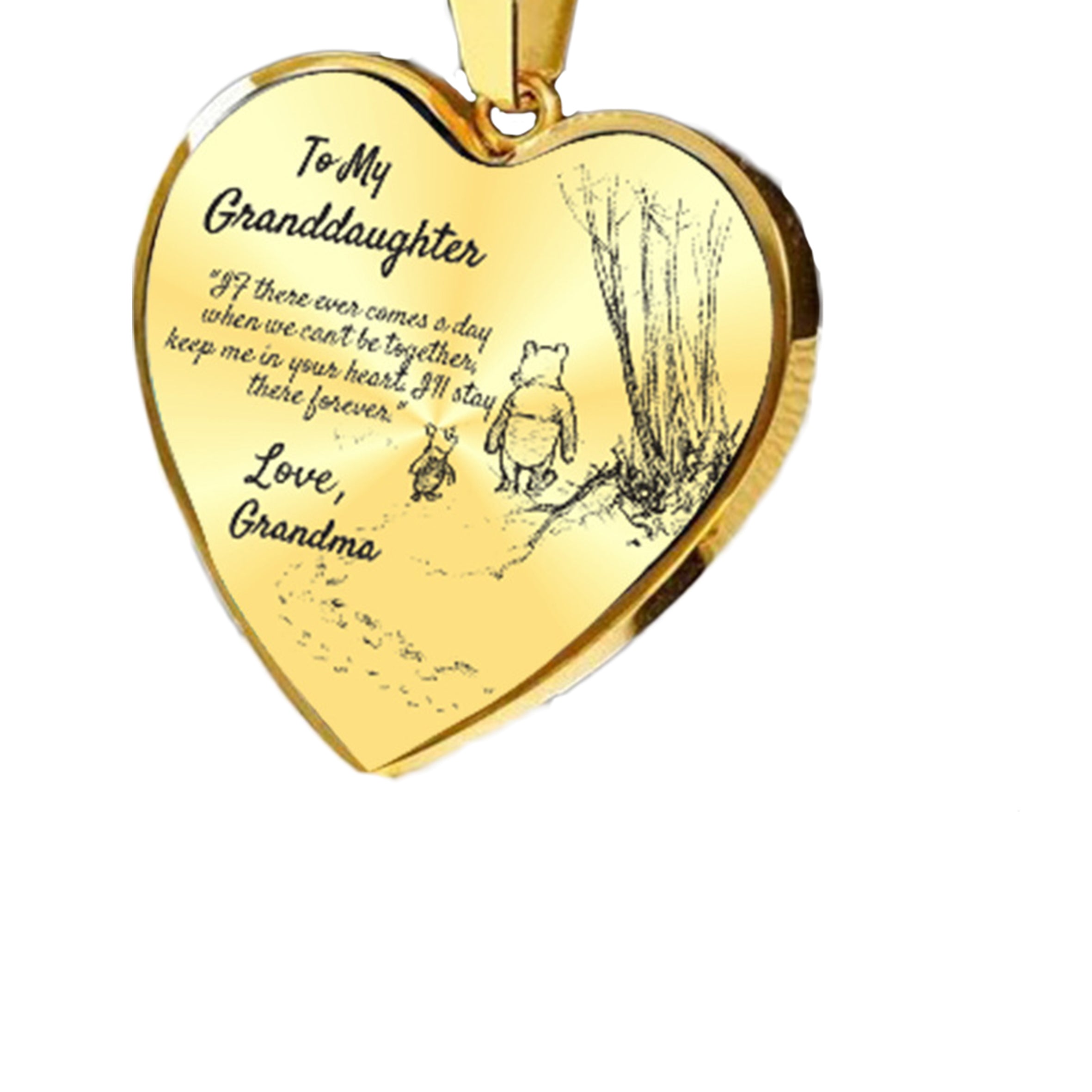 Collar de aleación con colgante de corazón de los deseos N3810