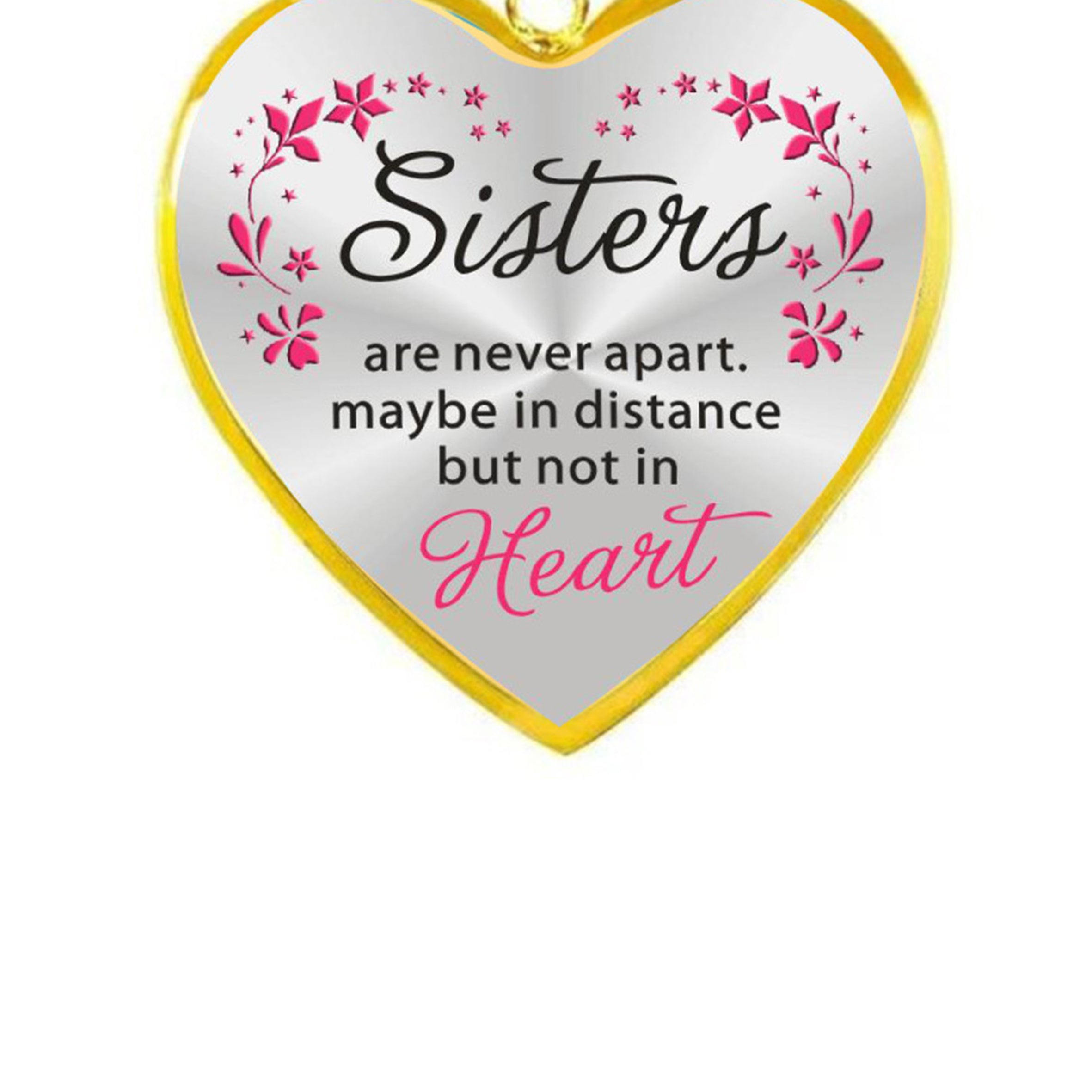 Collar de aleación con colgante de corazón de los deseos N3810