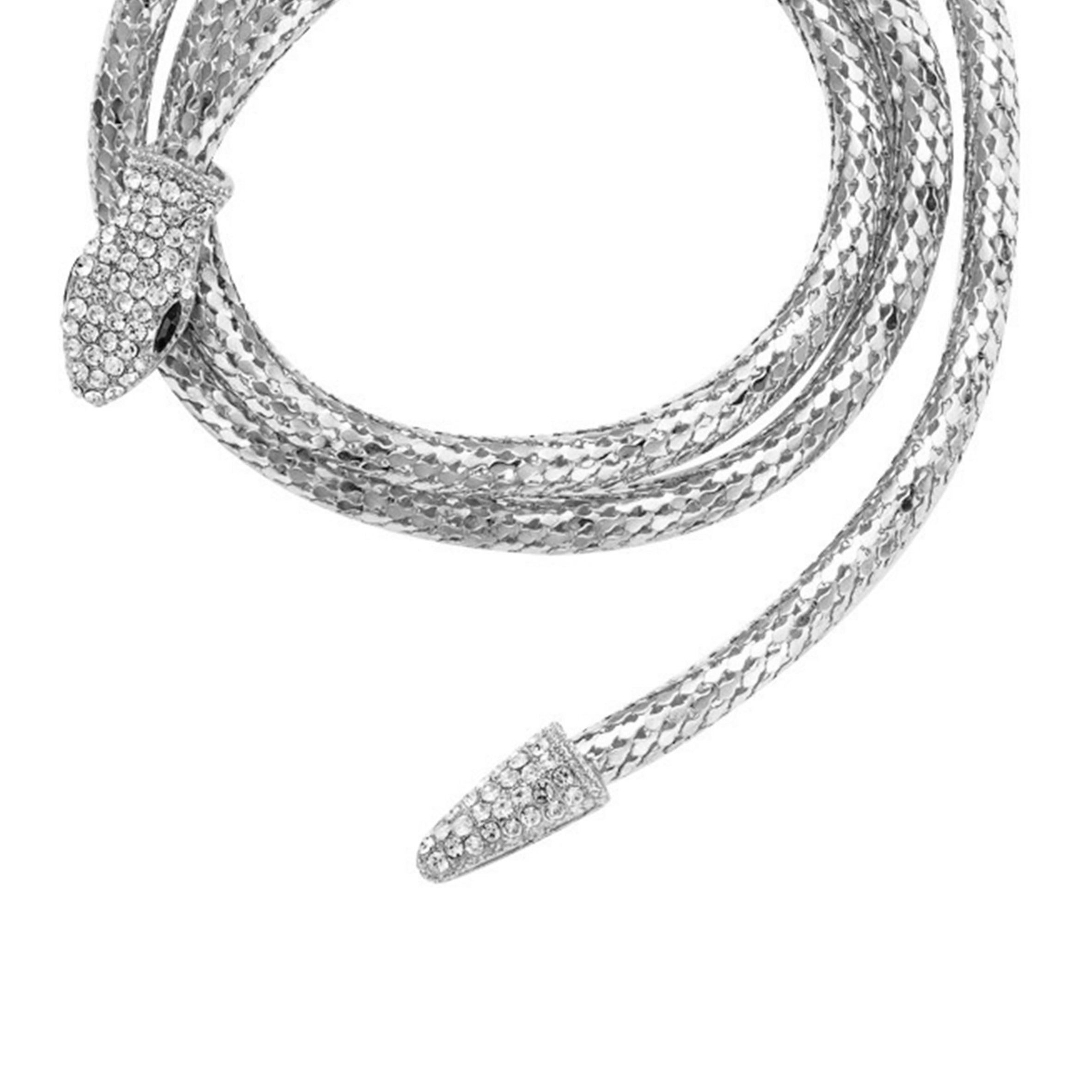 Snake Rhinestone Wrap Necklace N3835