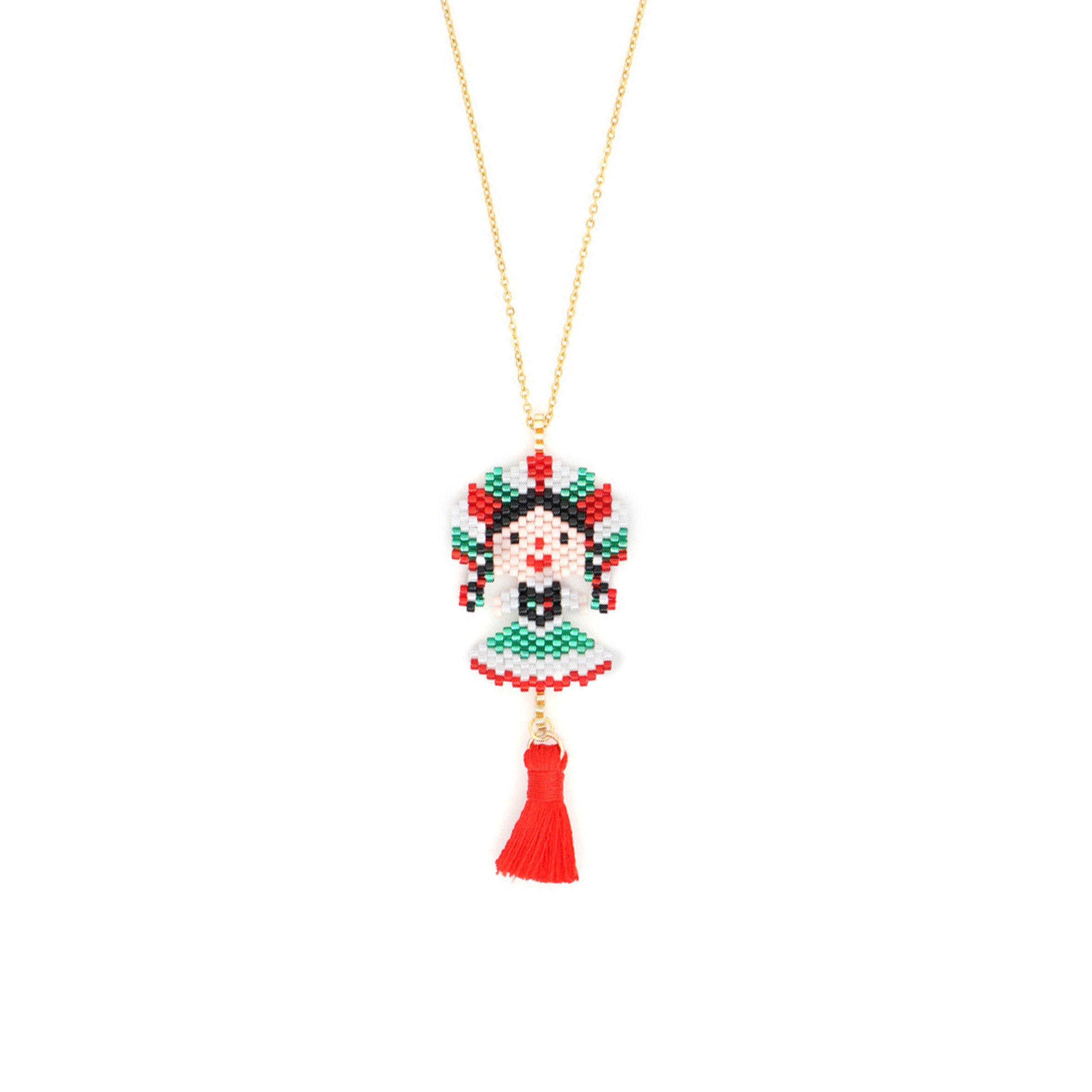 Frida Seed Bead Necklace N3838