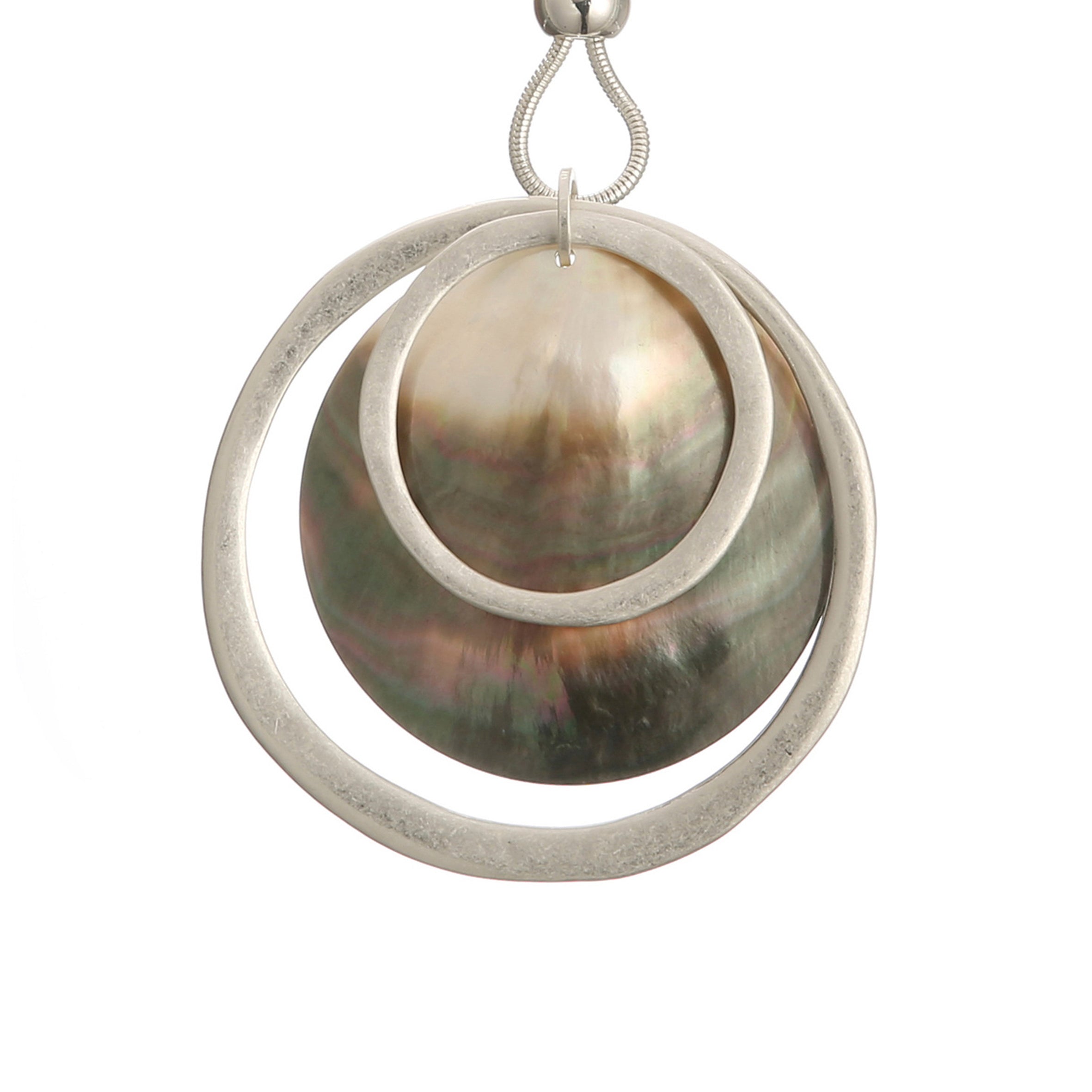 Collar circular de madreperla N4124