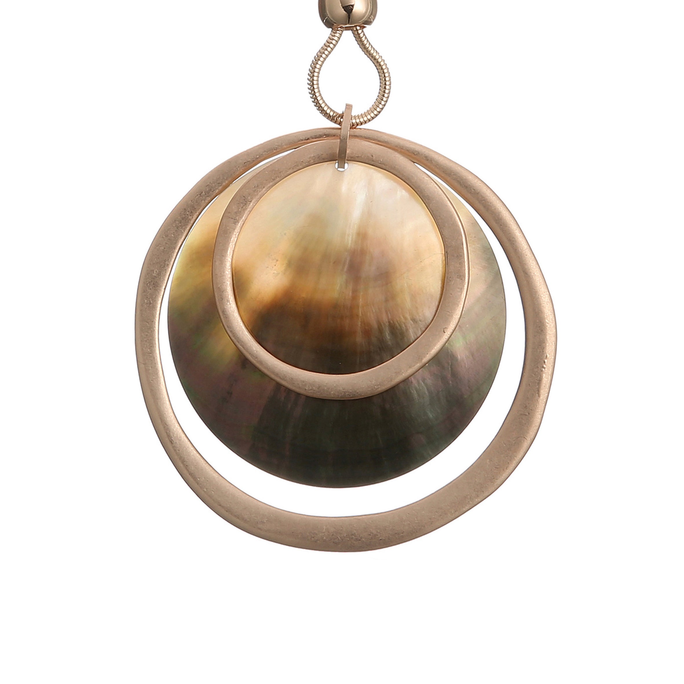 Collar circular de madreperla N4124