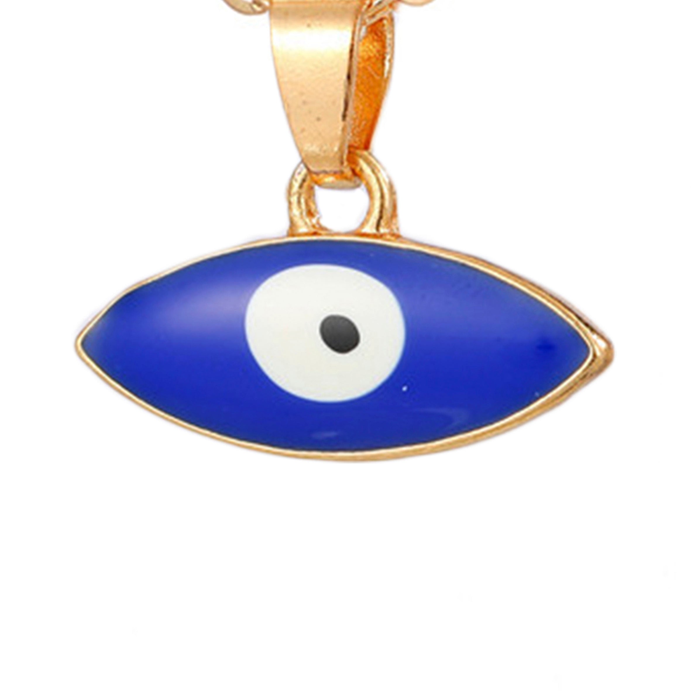 Evil Eye Alloy Chain Necklace N4181