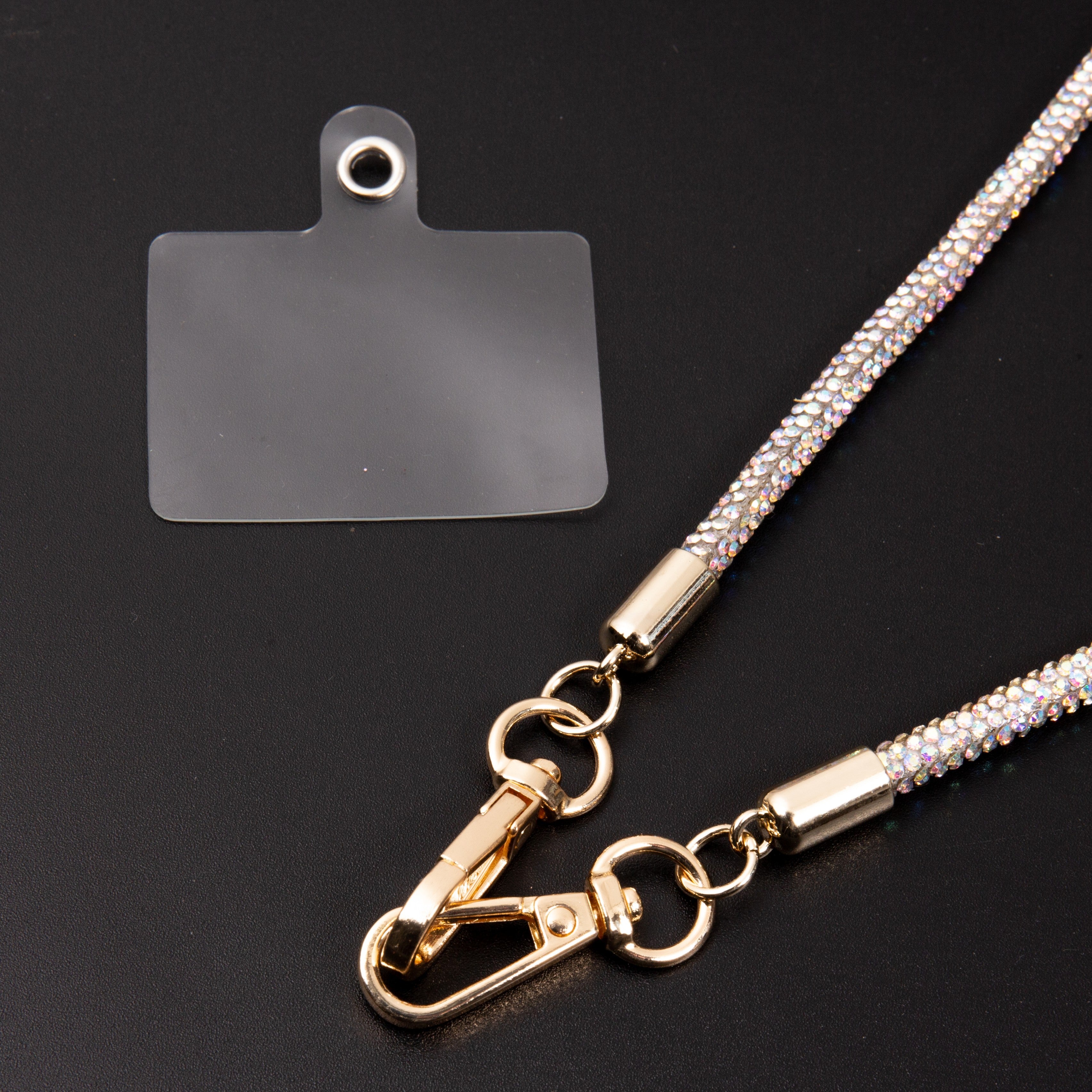 Rhinestone Crossbody Phone Lanyard N5597