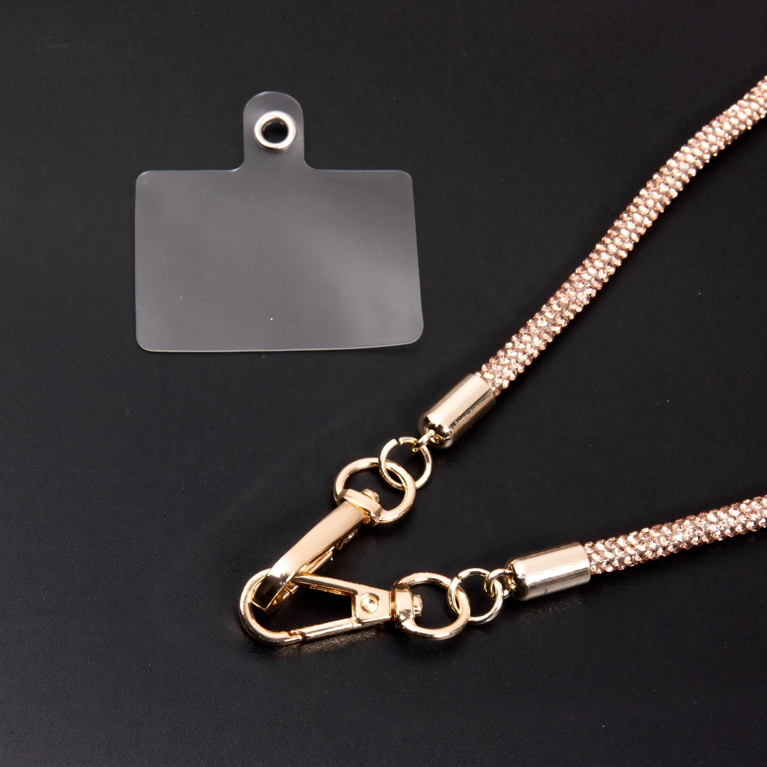 Rhinestone Rope Crossbody Lanyard PC5597