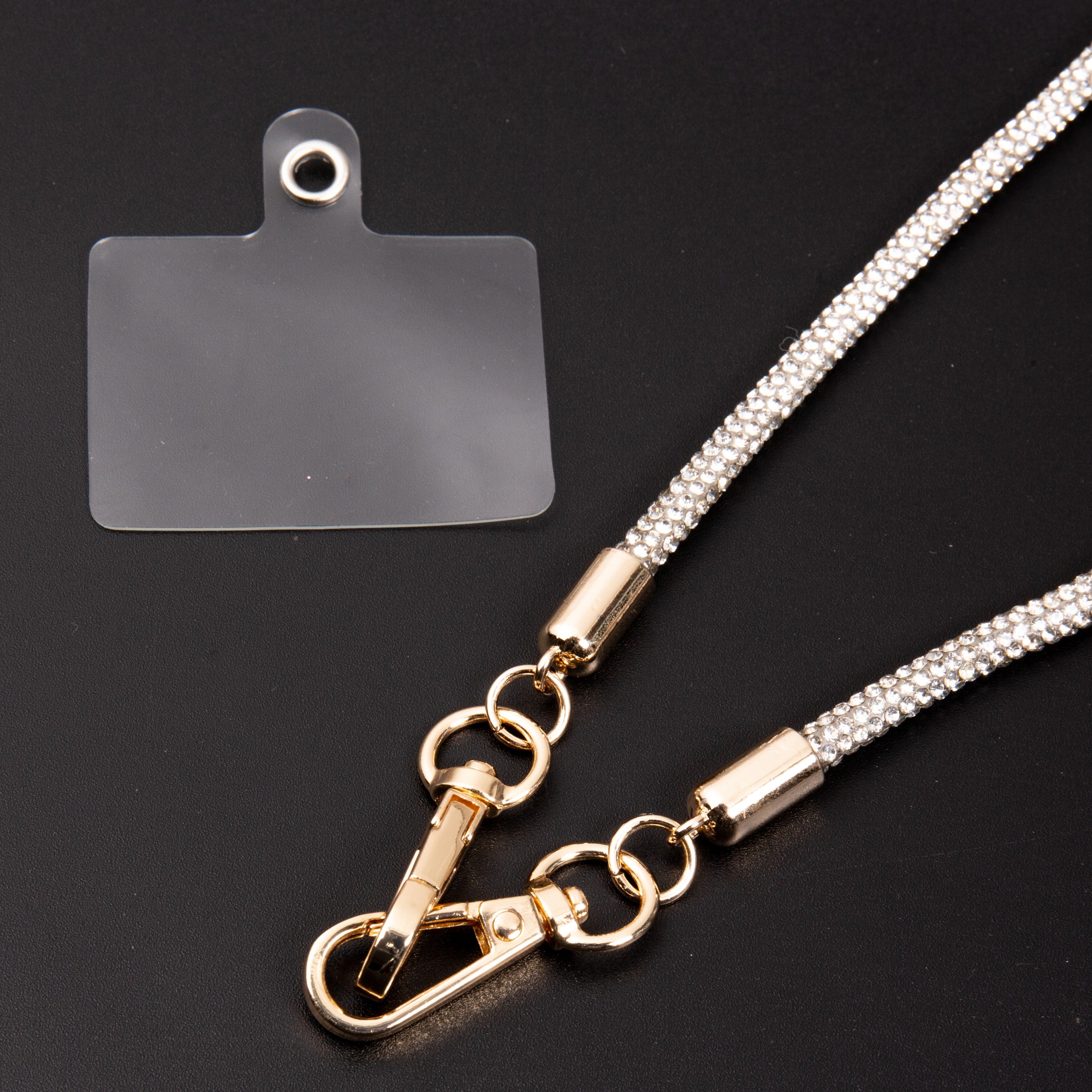 Rhinestone Crossbody Phone Lanyard N5597