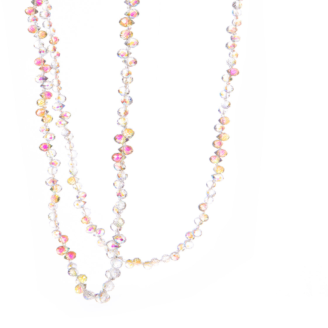 Crystal Beaded Crossbody Lanyard PC5616 - Green Red