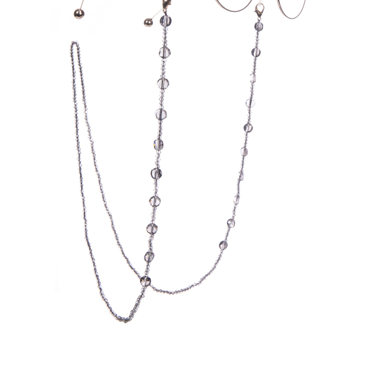 Crystal Bead Glasses Holder EC5634 - Grey