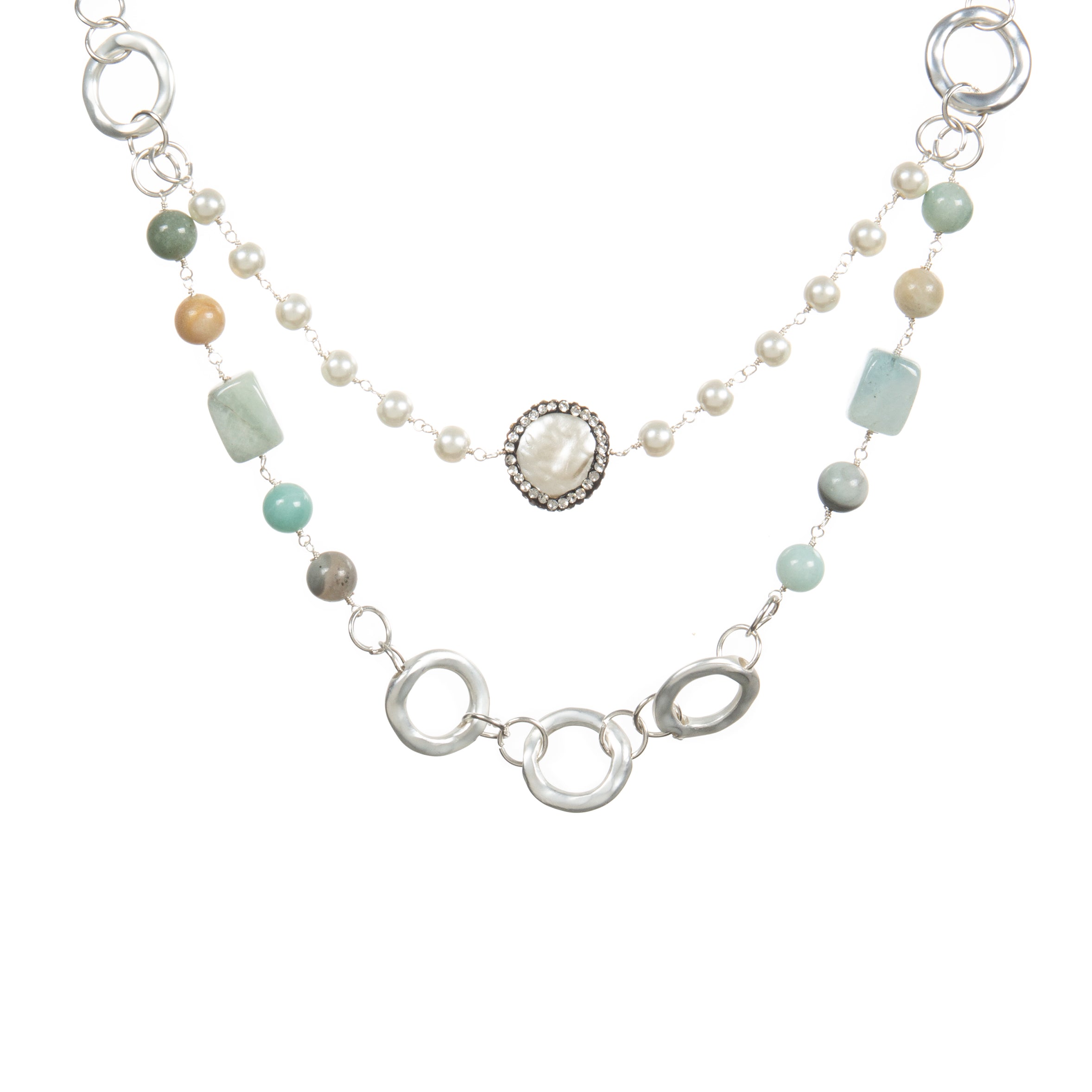 Mixed Stones Necklace Set N5652