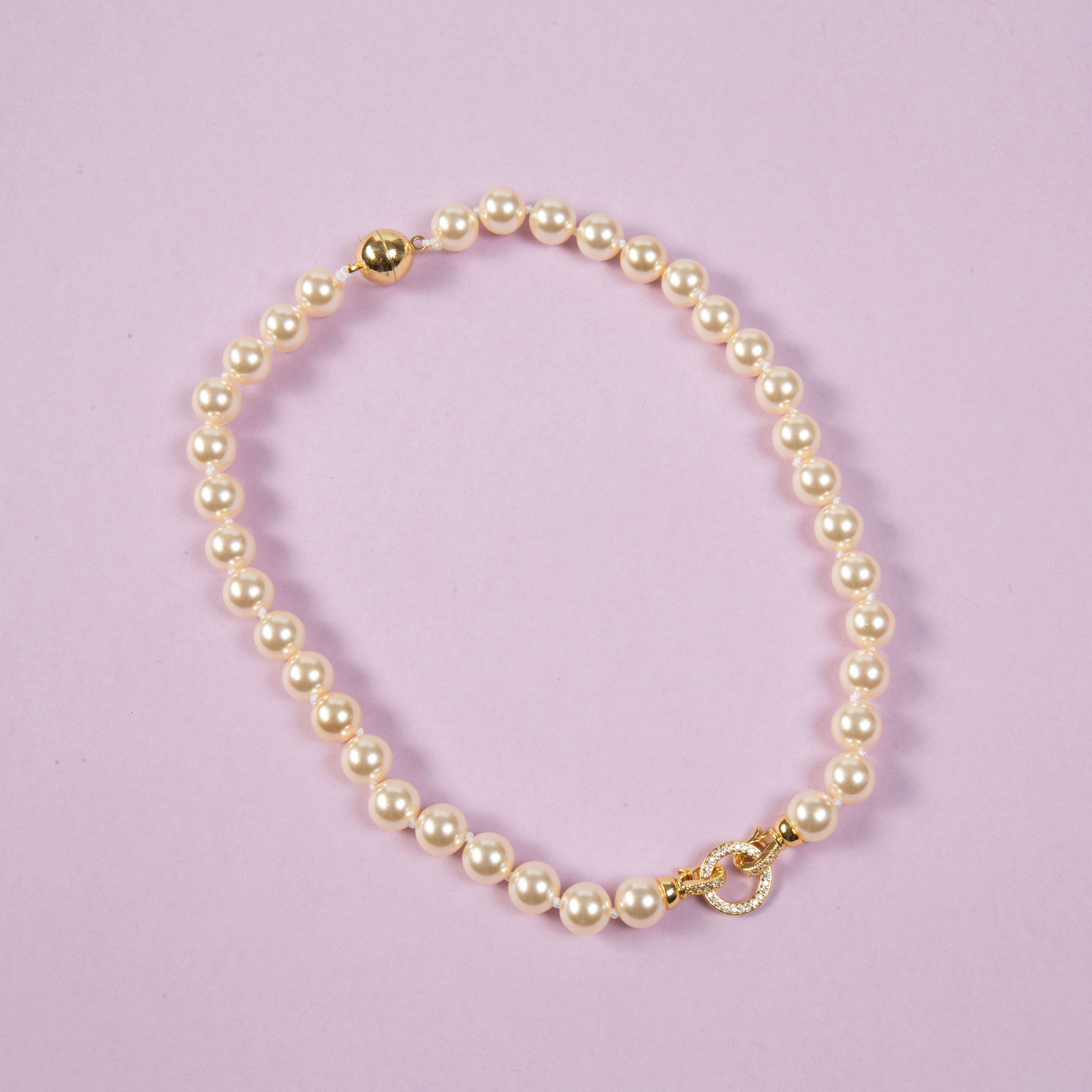 Baroque Style Lock Necklace N5707