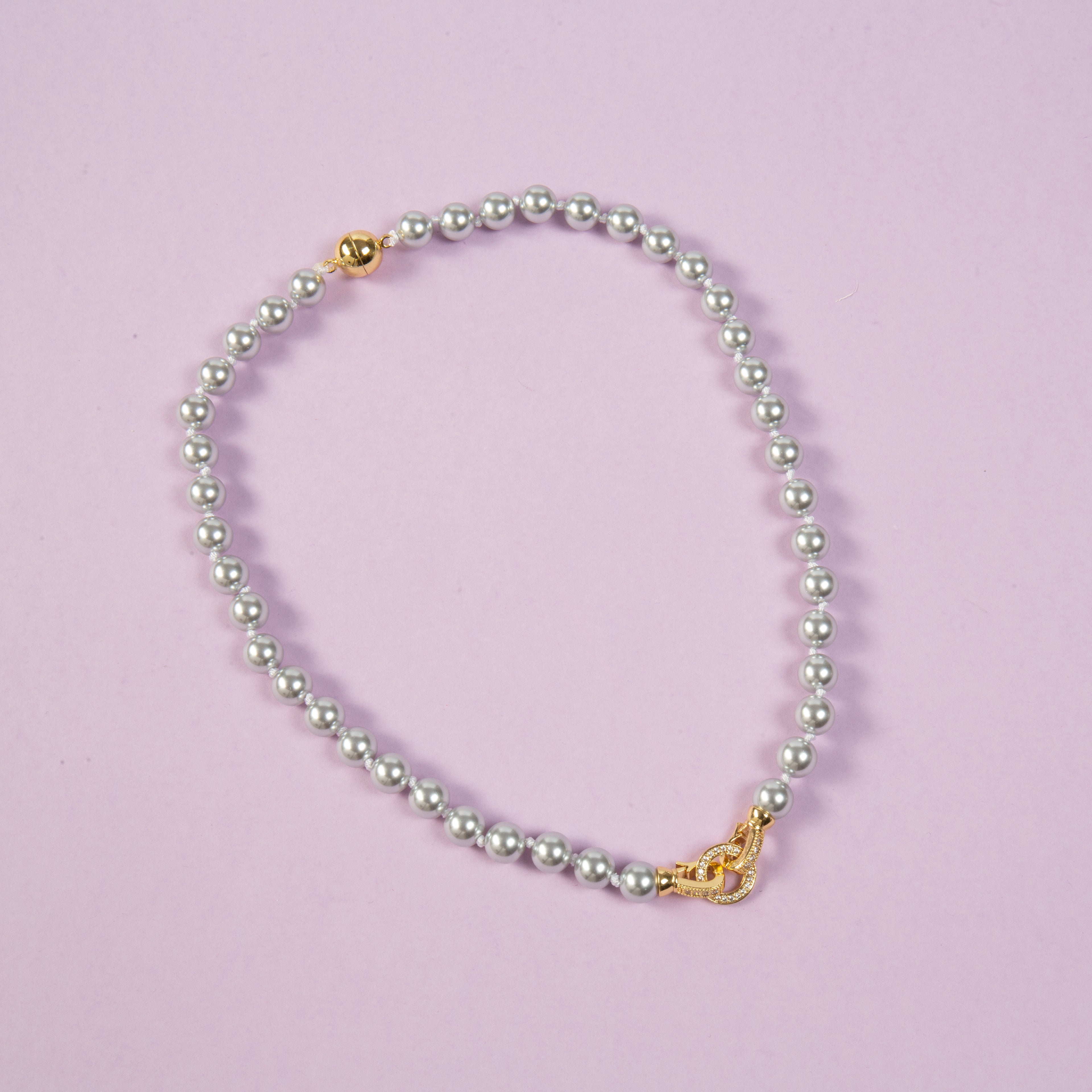 Baroque Style Lock Necklace N5708