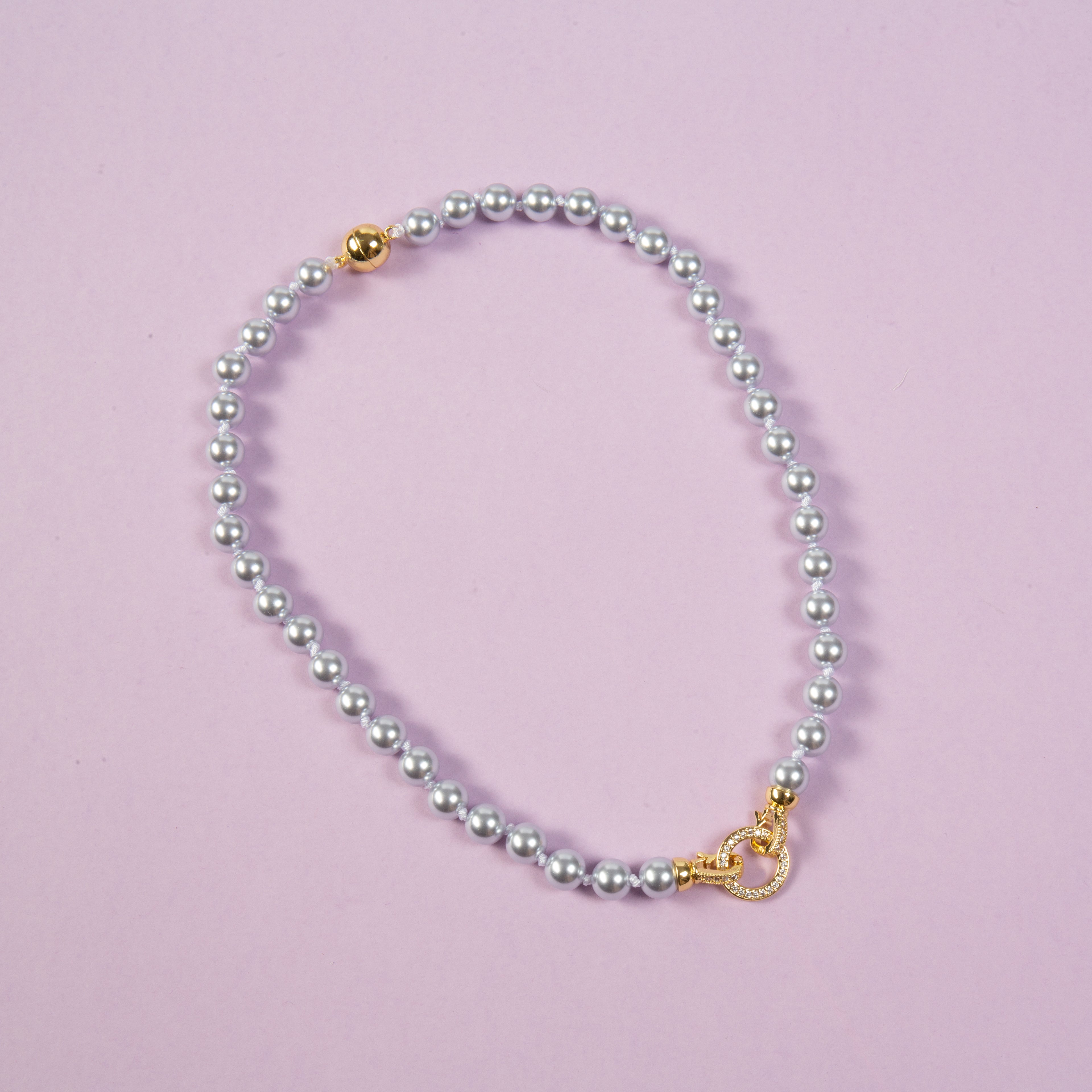 Baroque Style Lock Necklace N5708