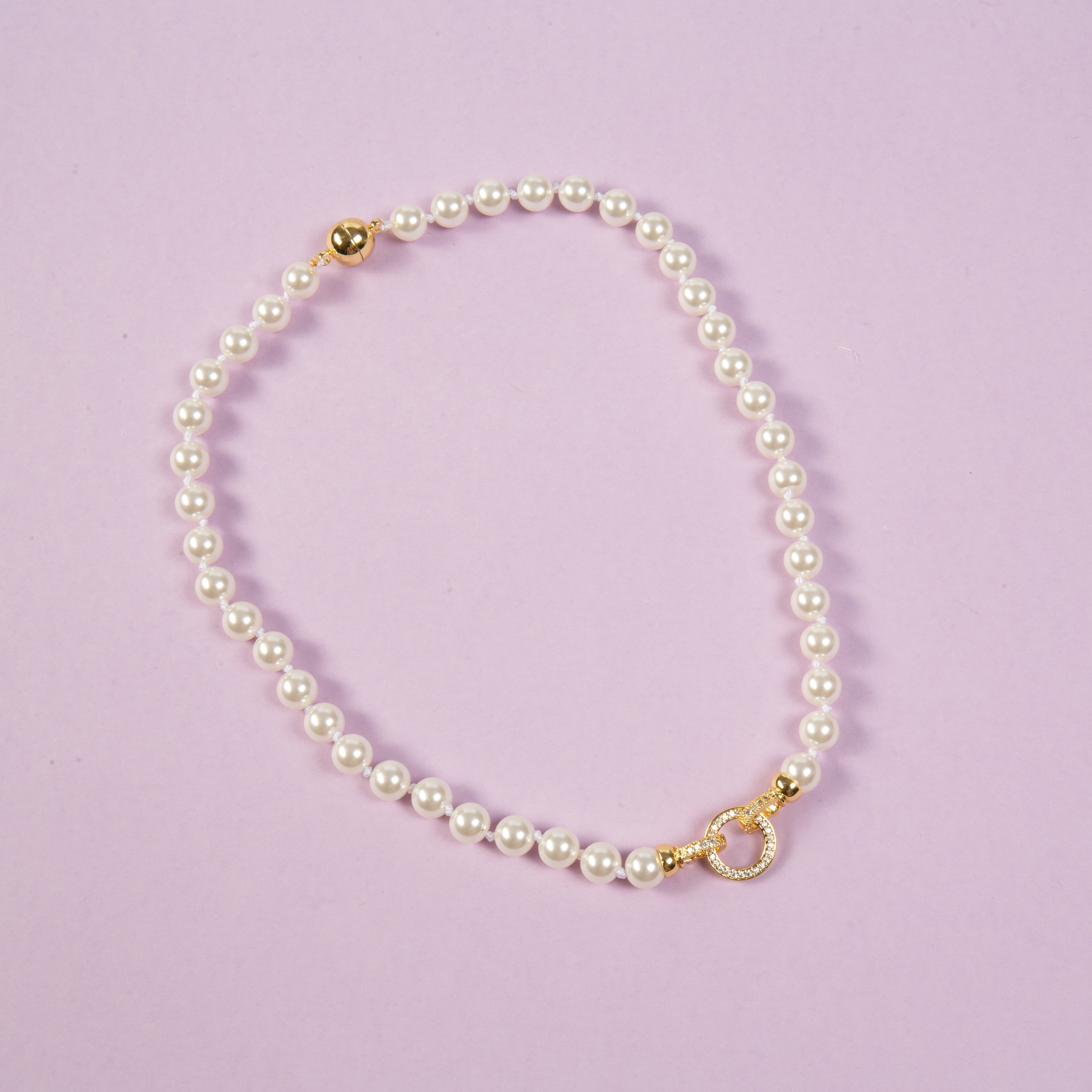 Baroque Style Lock Necklace N5708