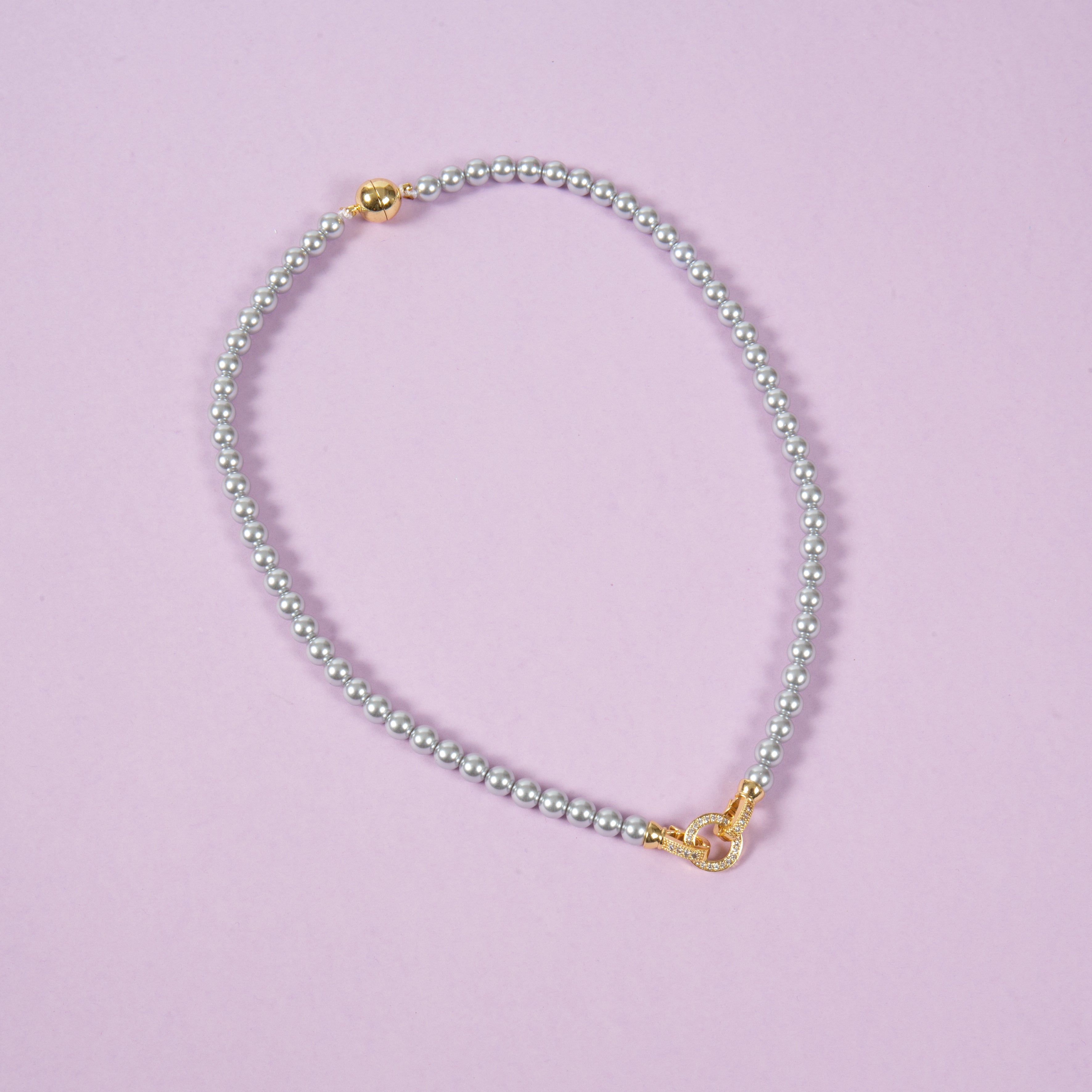 Baroque Style Lock Necklace N5709