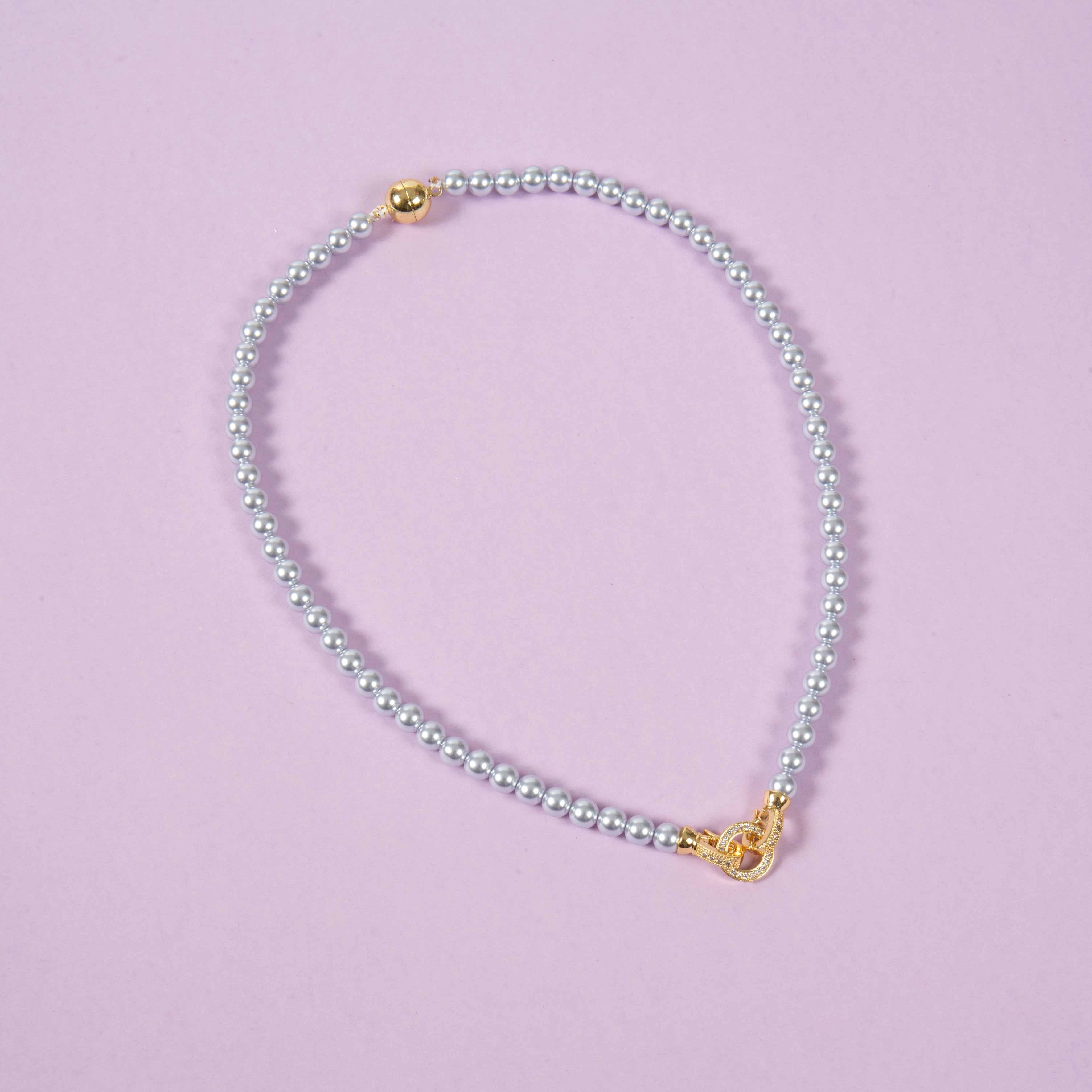 Baroque Style Lock Necklace N5709