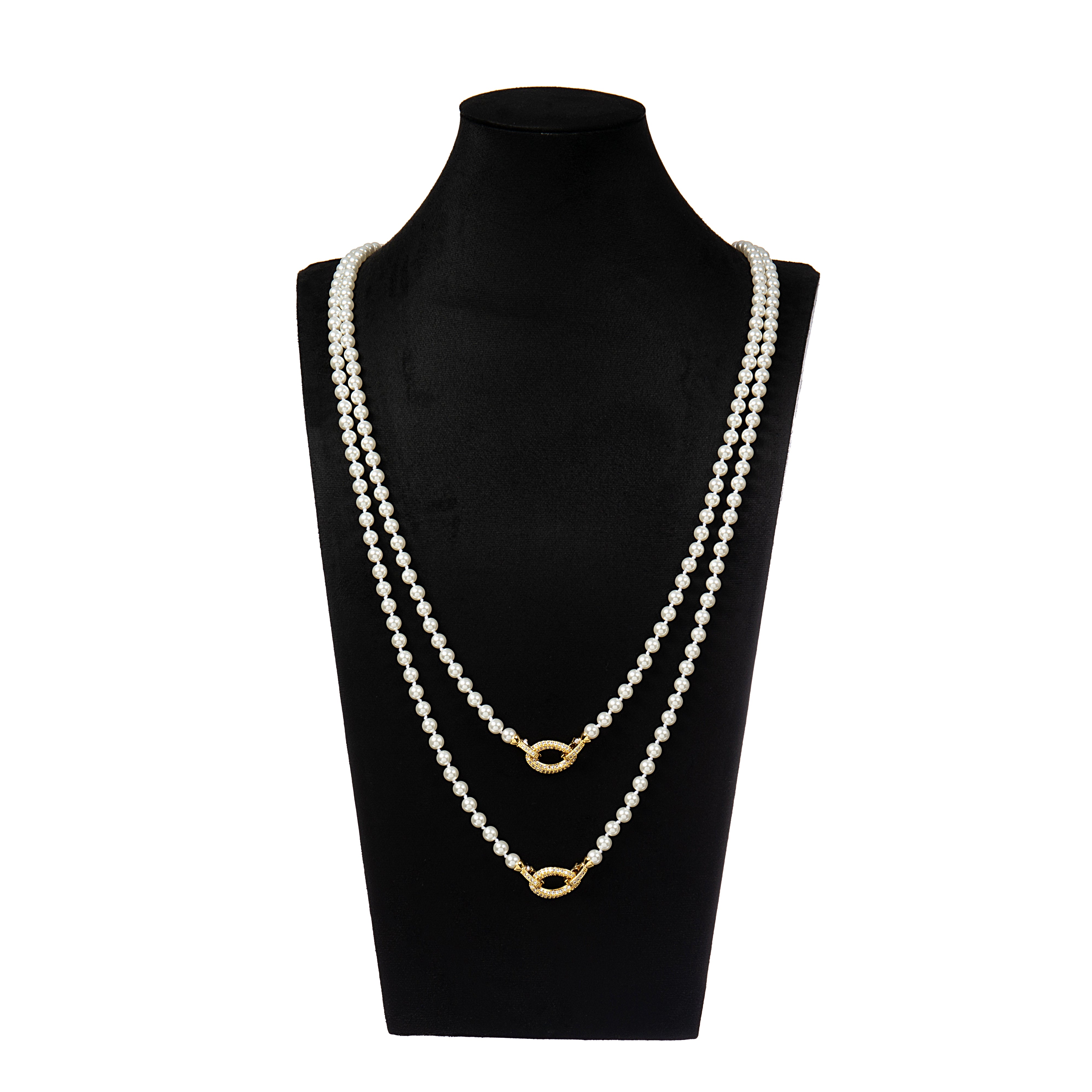 Baroque Style Lock Necklace N5743