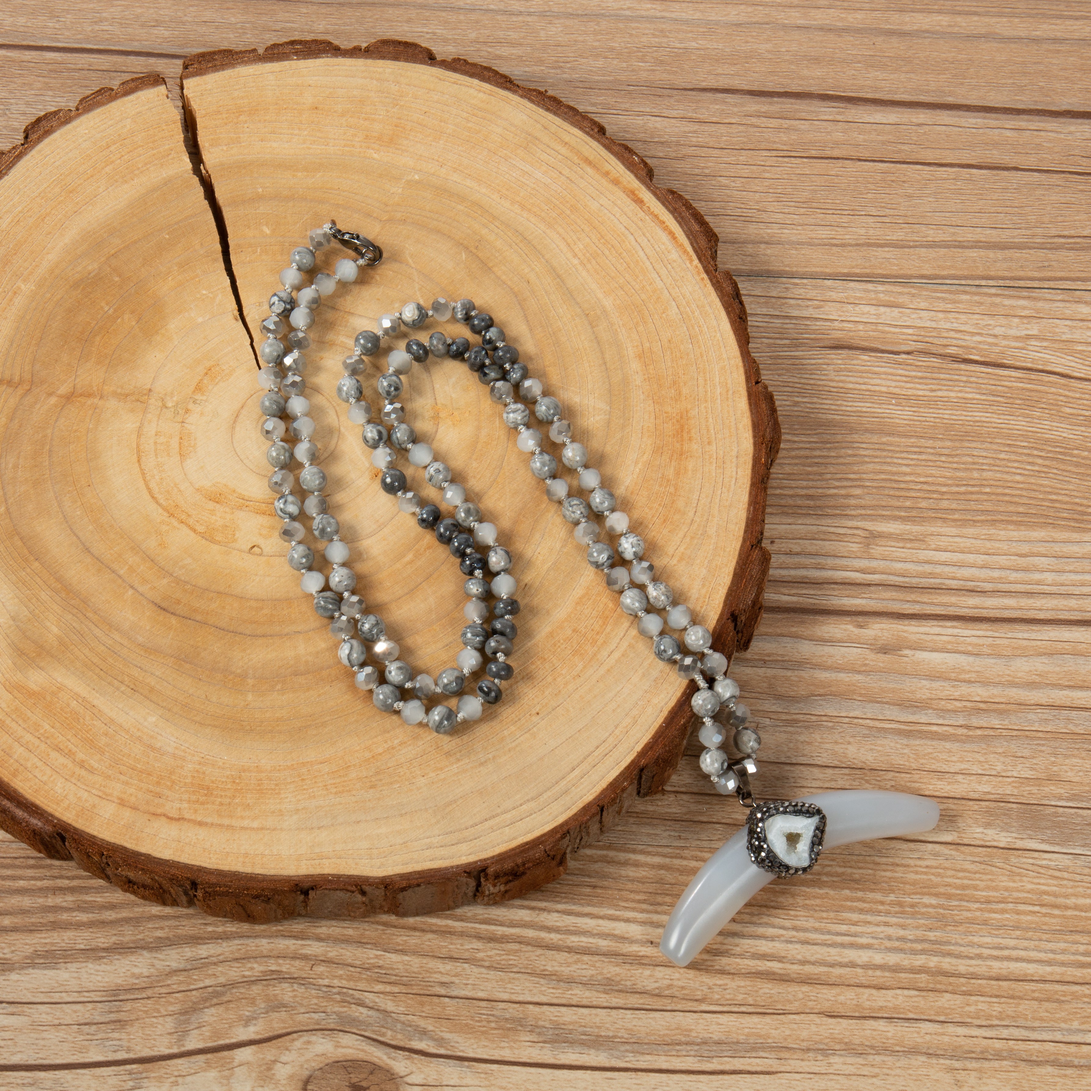 Picture Jasper Necklace N5839