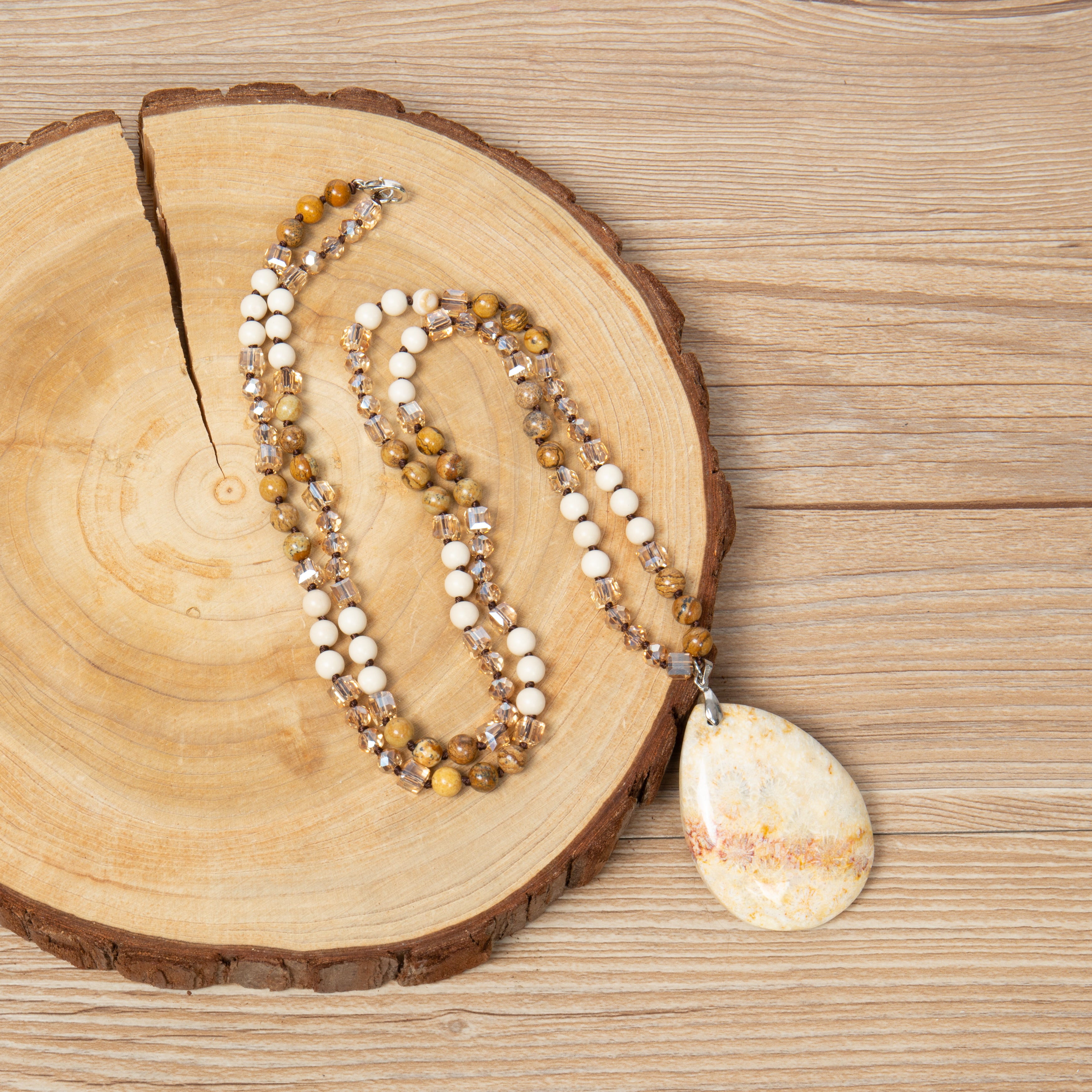 Picture Jasper Necklace N5846