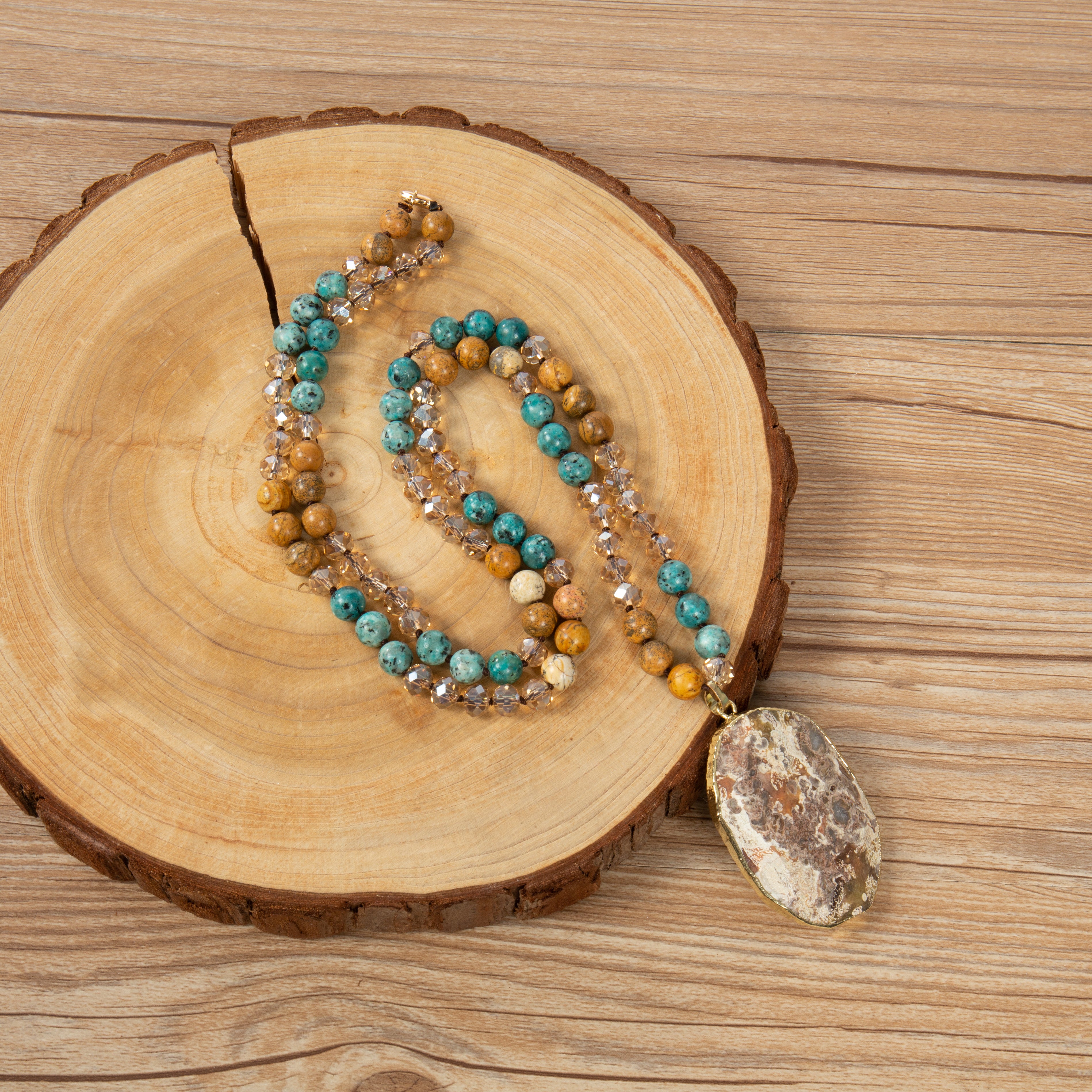 Picture Jasper Necklace N5847