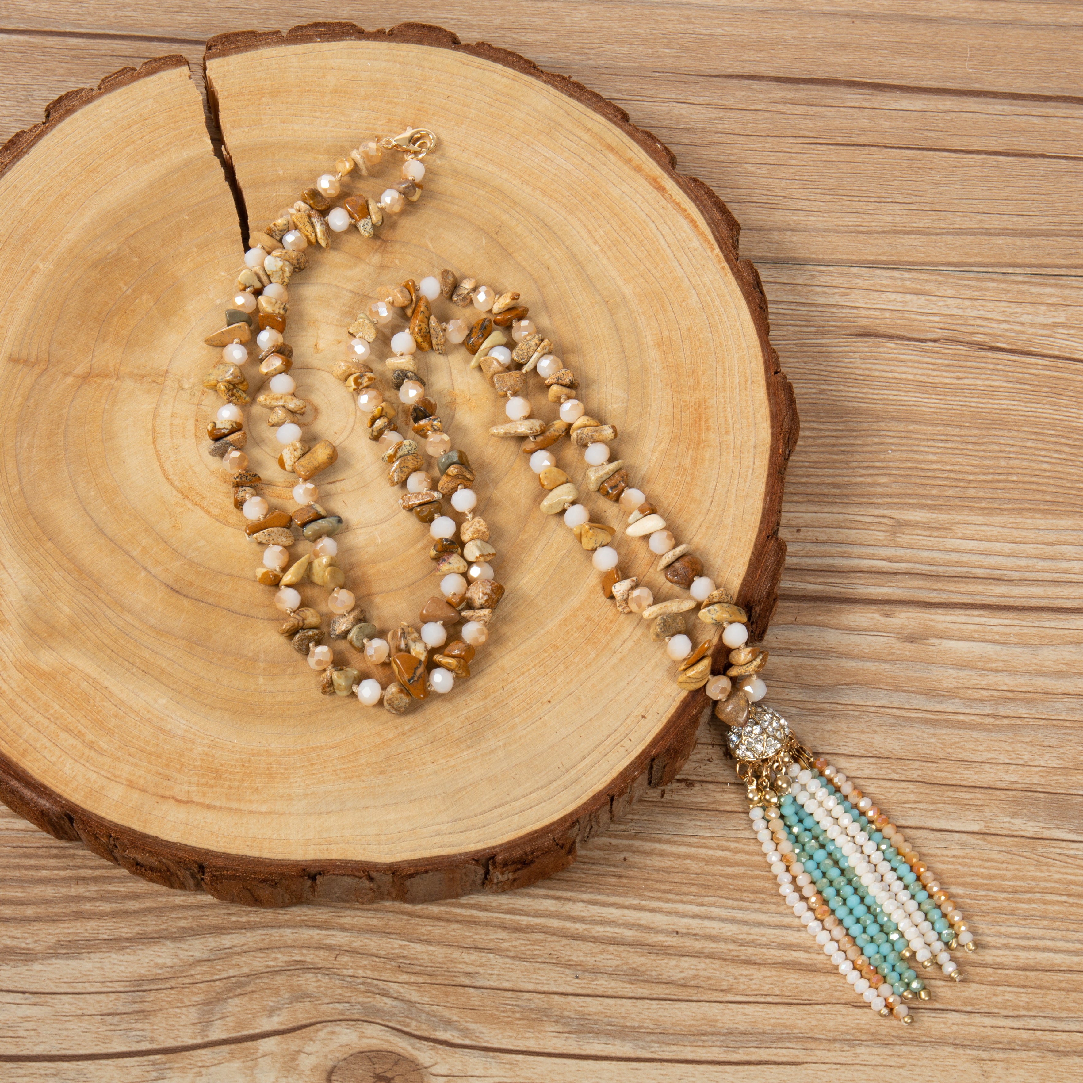 Picture Jasper Necklace N5857