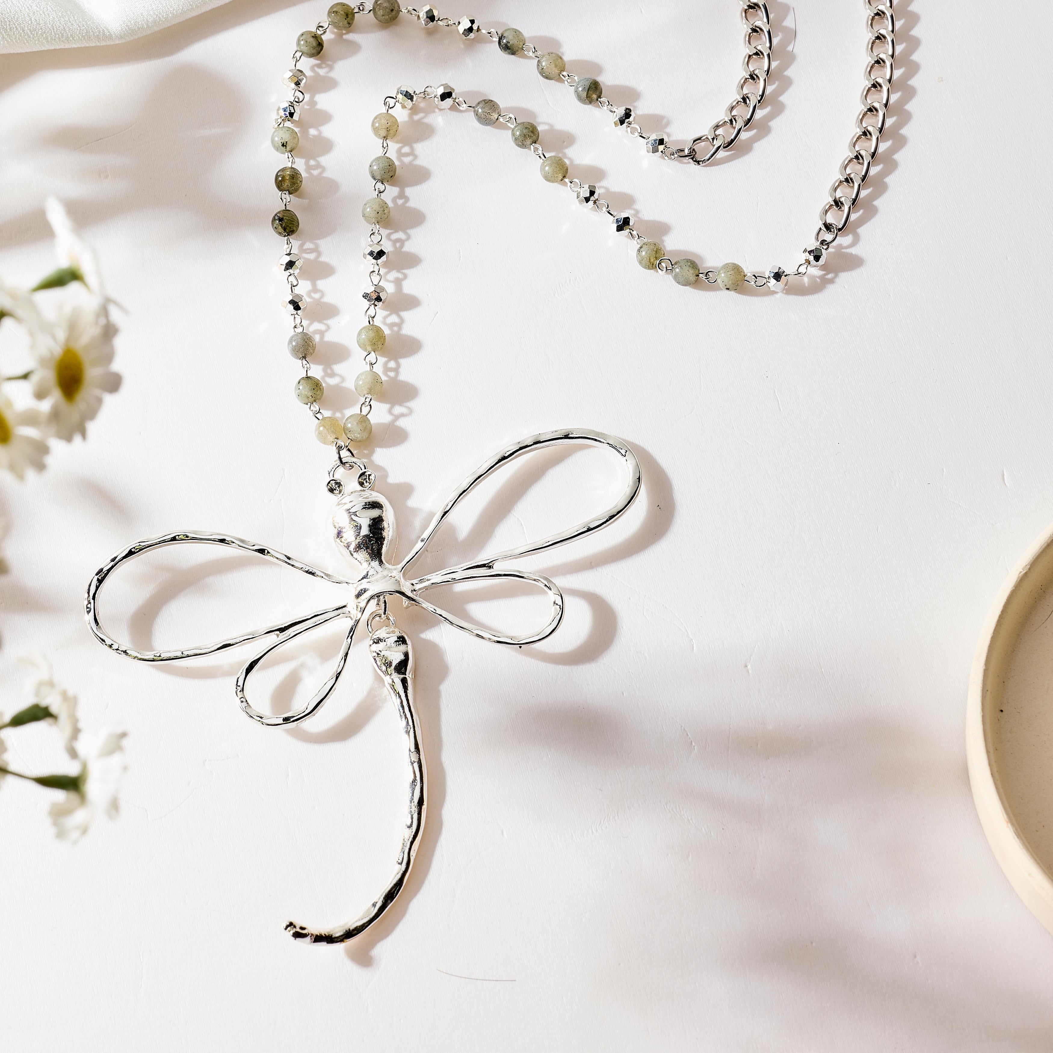 Dragonfly Metal Necklace N5977
