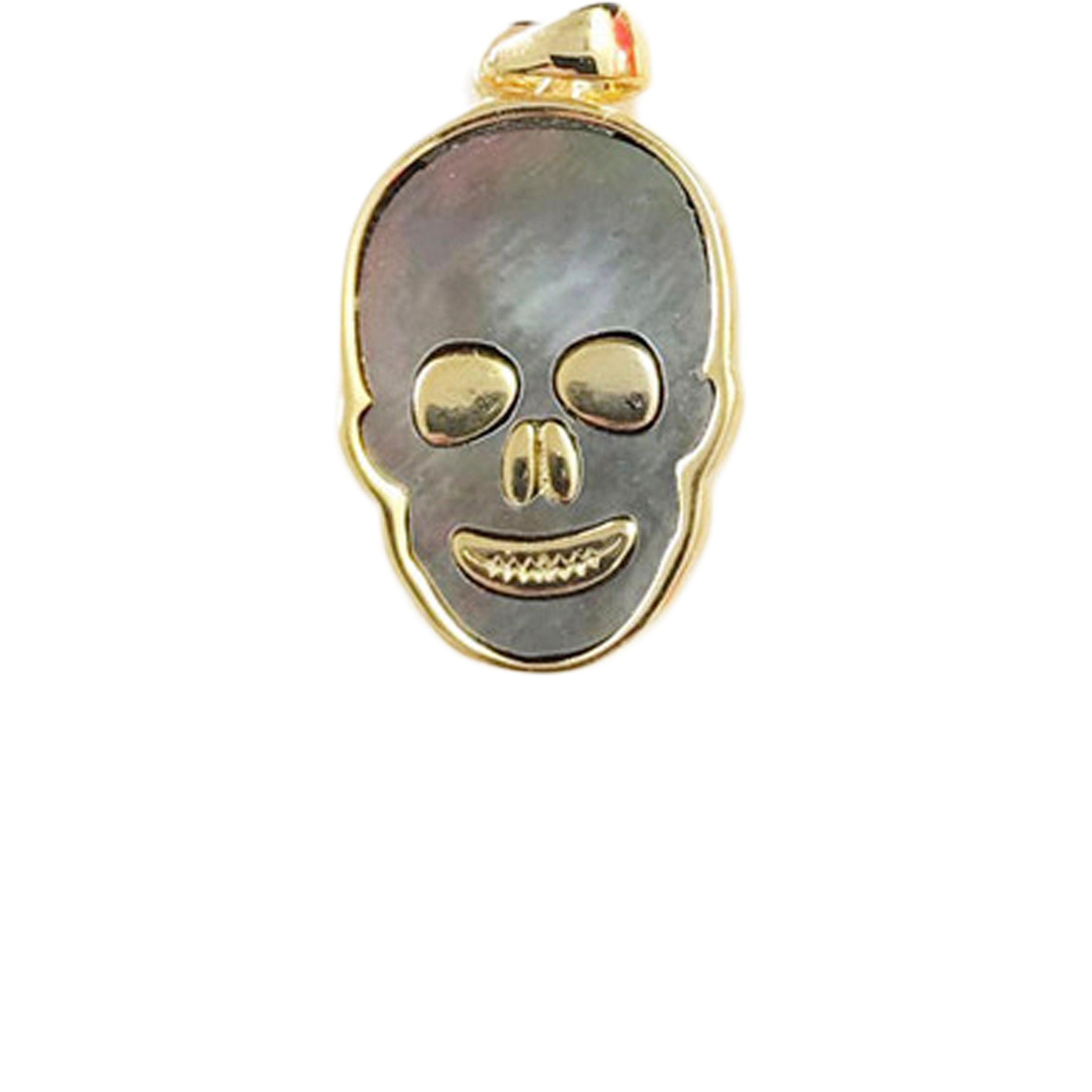 Skull Mother Of Pearl Pendant P0630