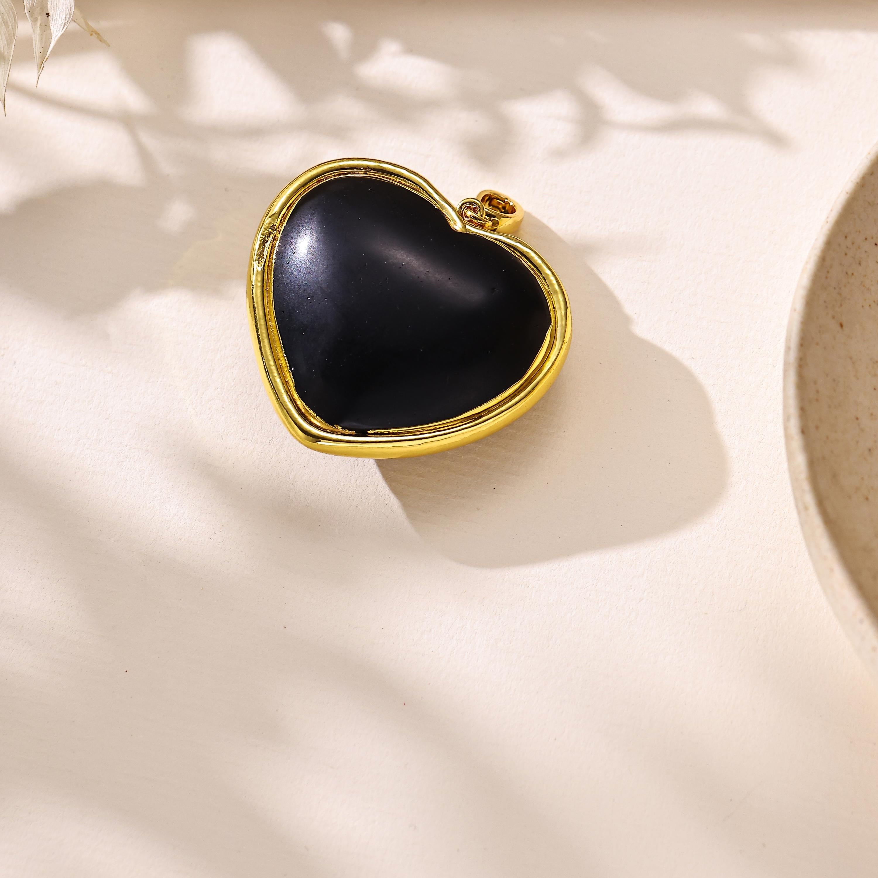 Heart Shape Various Stones Pendant P0703