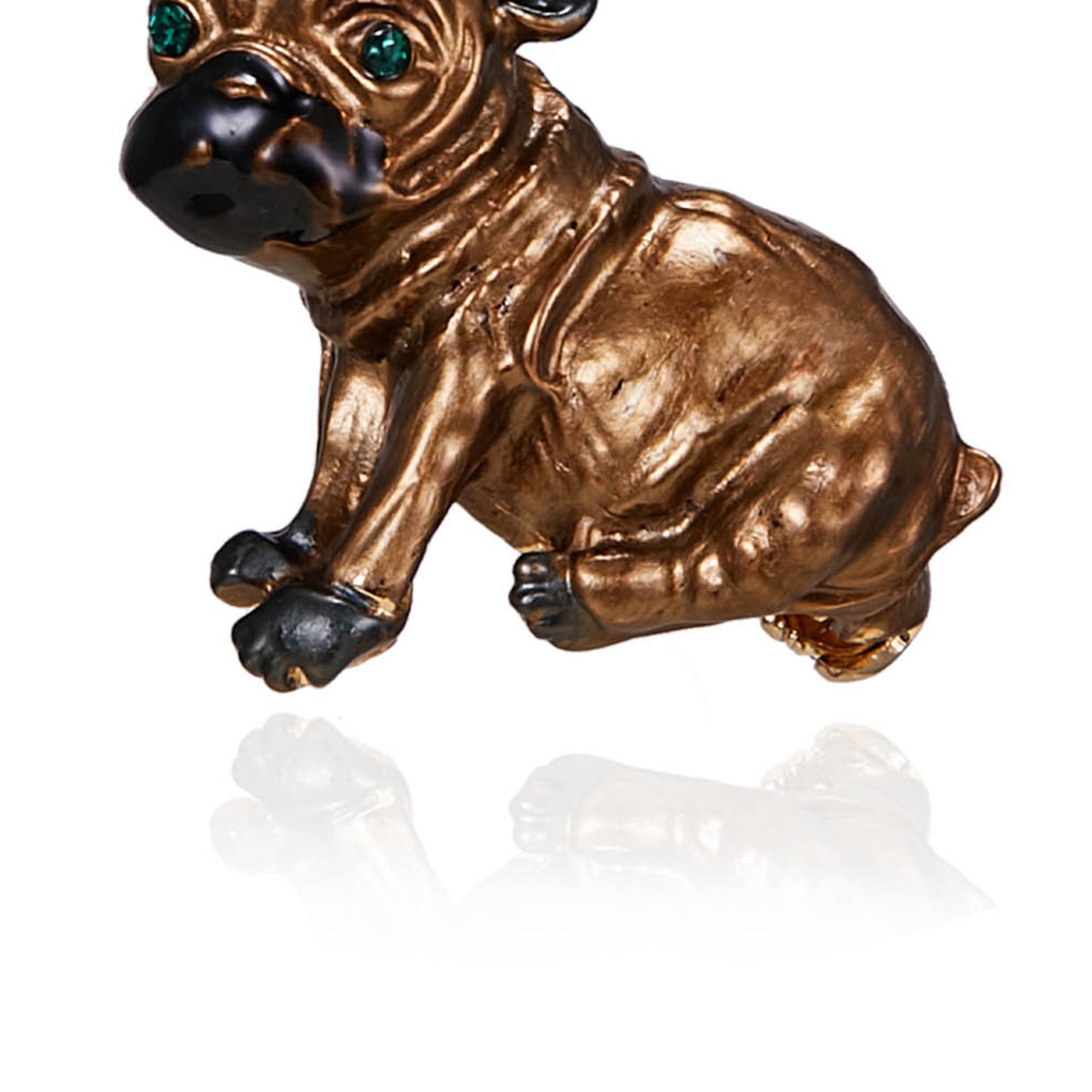 Alloy Pug Brooch PA3247