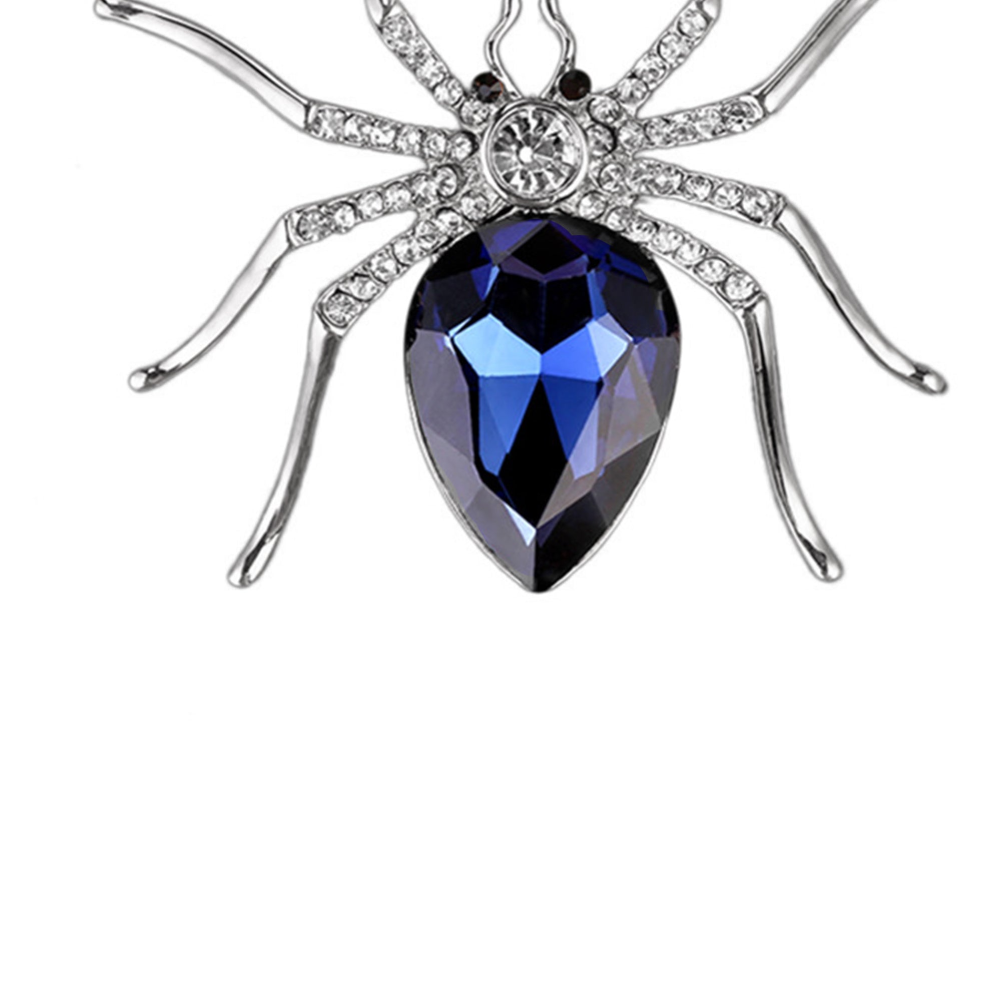 Spider Alloy Rhinestone Brooch PA3294