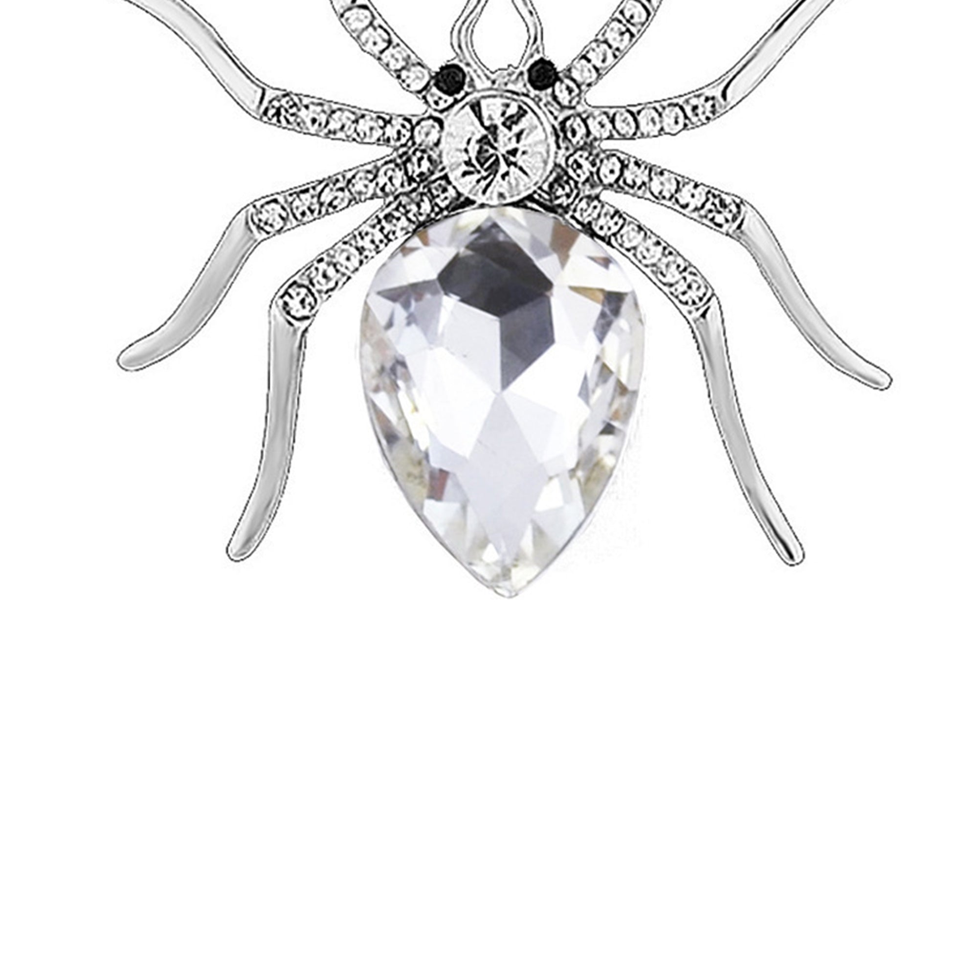 Spider Alloy Rhinestone Brooch PA3294