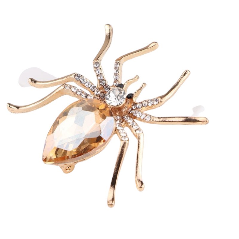 Spider Alloy Rhinestone Brooch PA3294