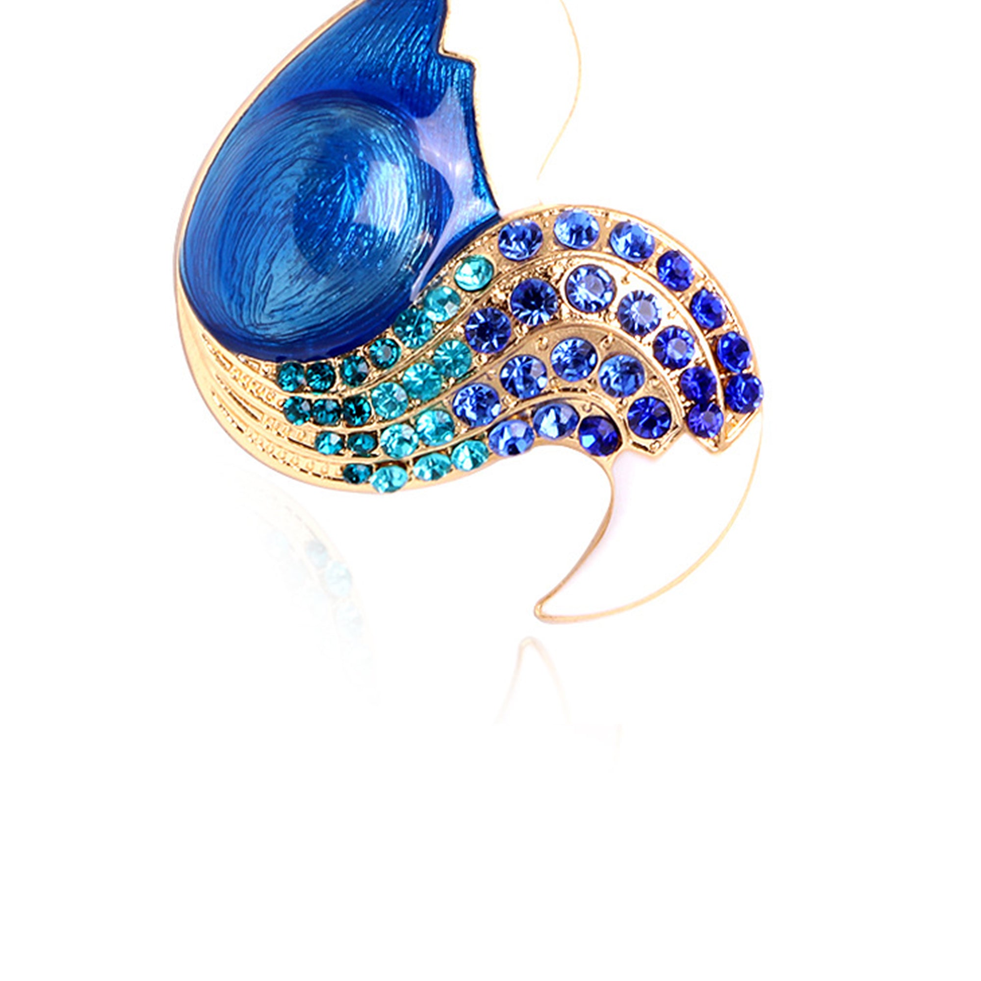 Fox Rhinestone Brooch PA3305