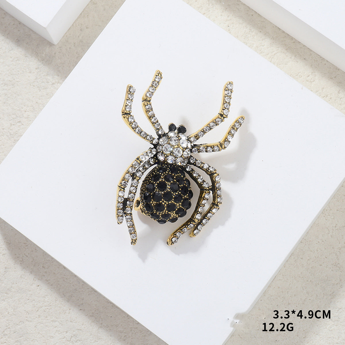 Spider Rhinestone Brooch PA3356