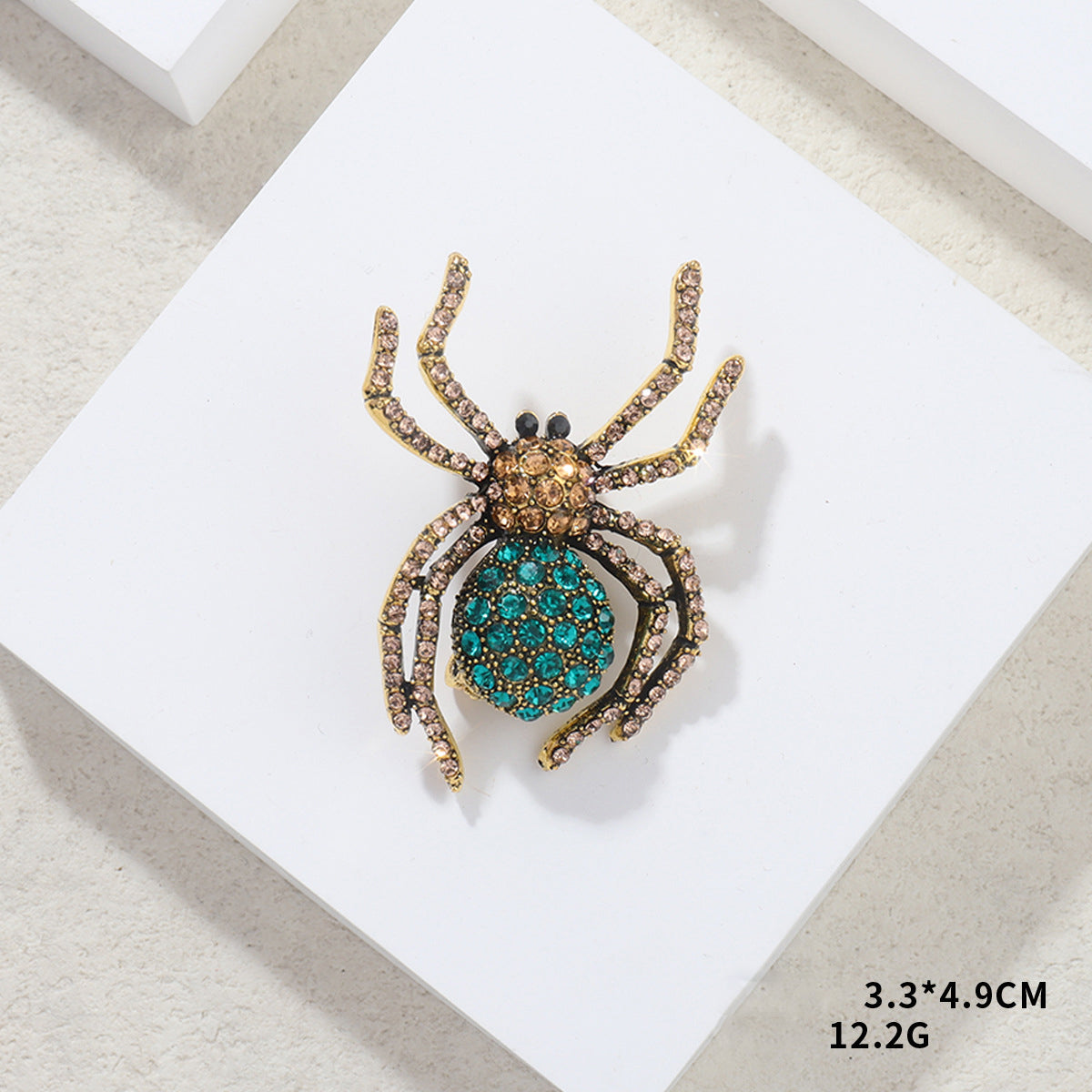Spider Rhinestone Brooch PA3356