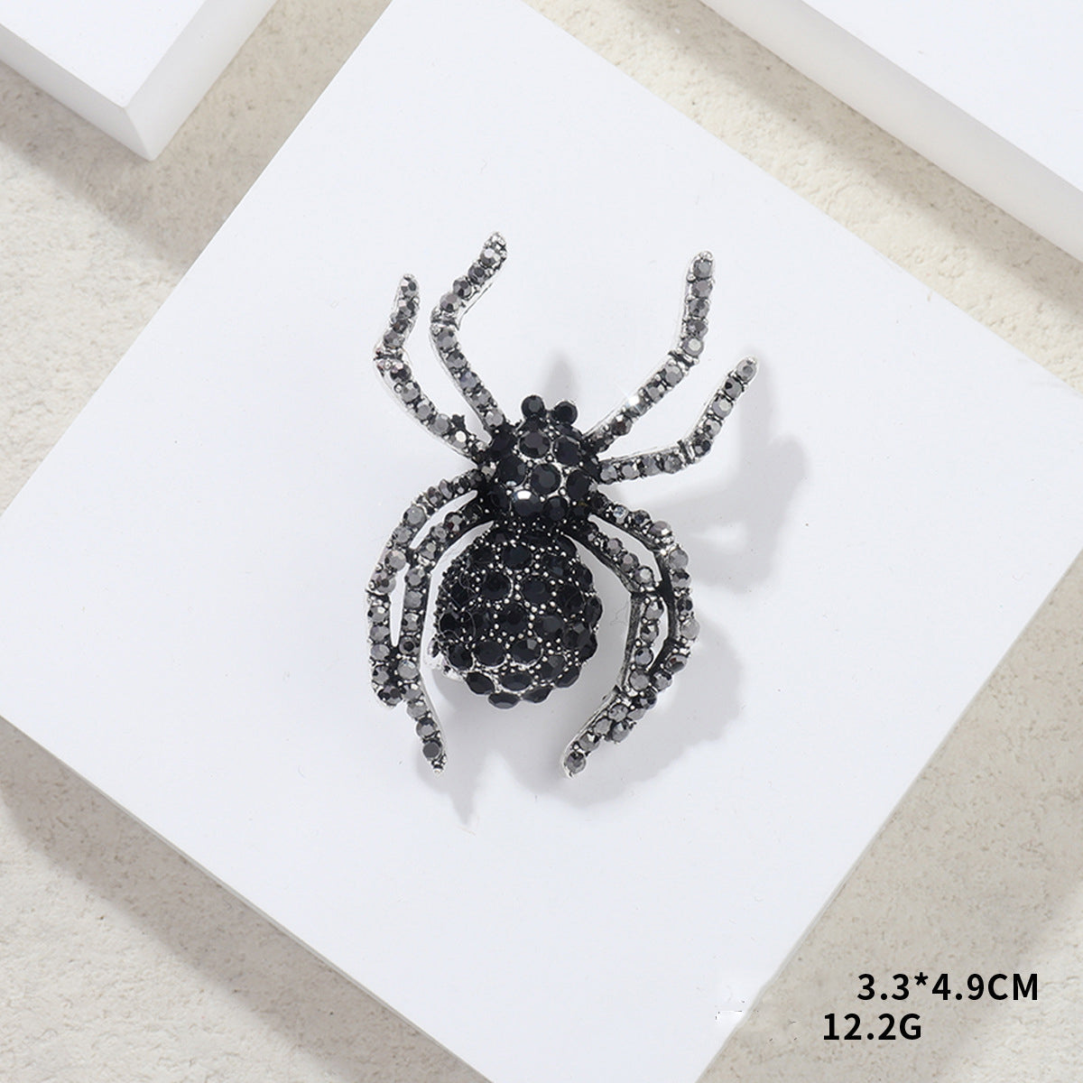Spider Rhinestone Brooch PA3356