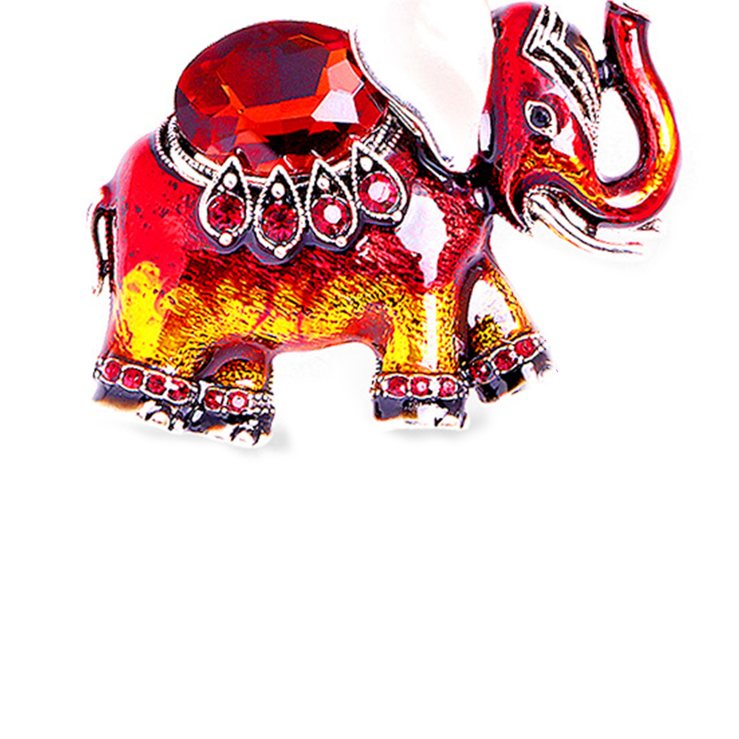 Elephant Alloy Brooch PA3453