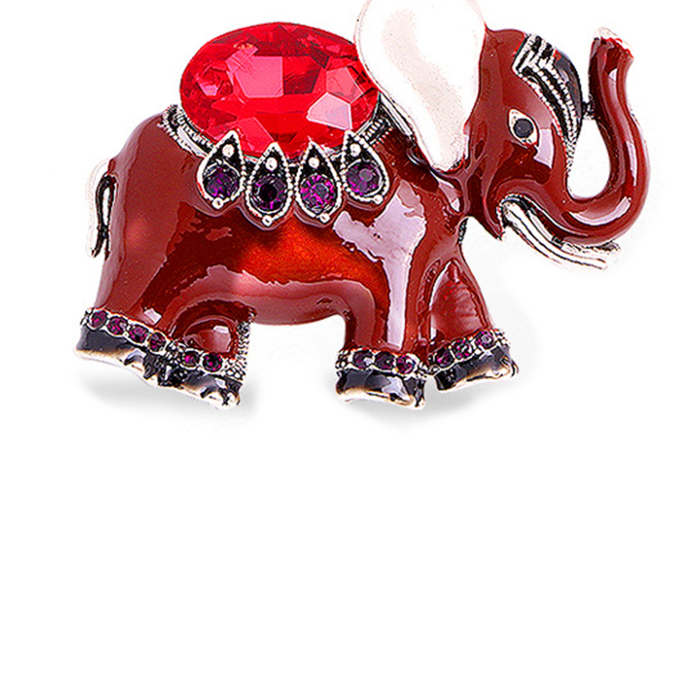 Elephant Alloy Brooch PA3453