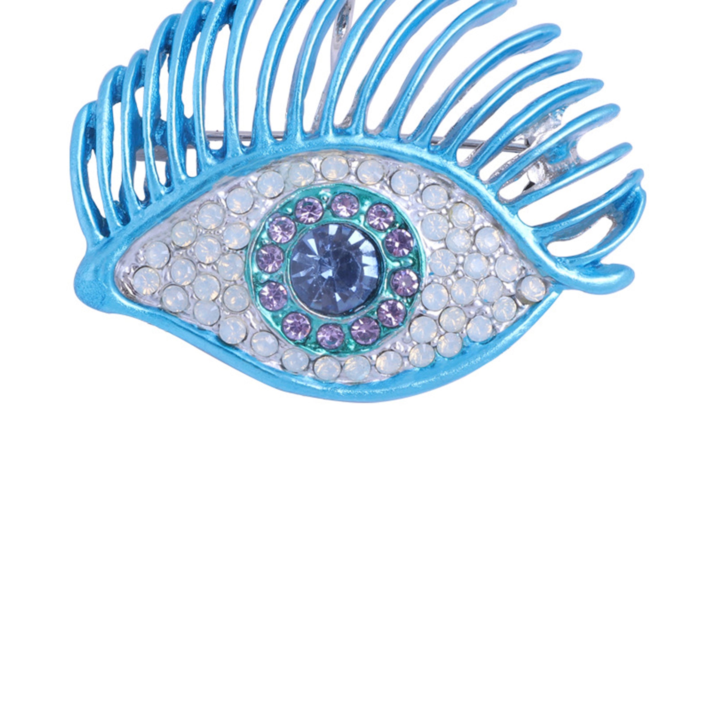 Evil Eye Rhinestone Brooch PA3557