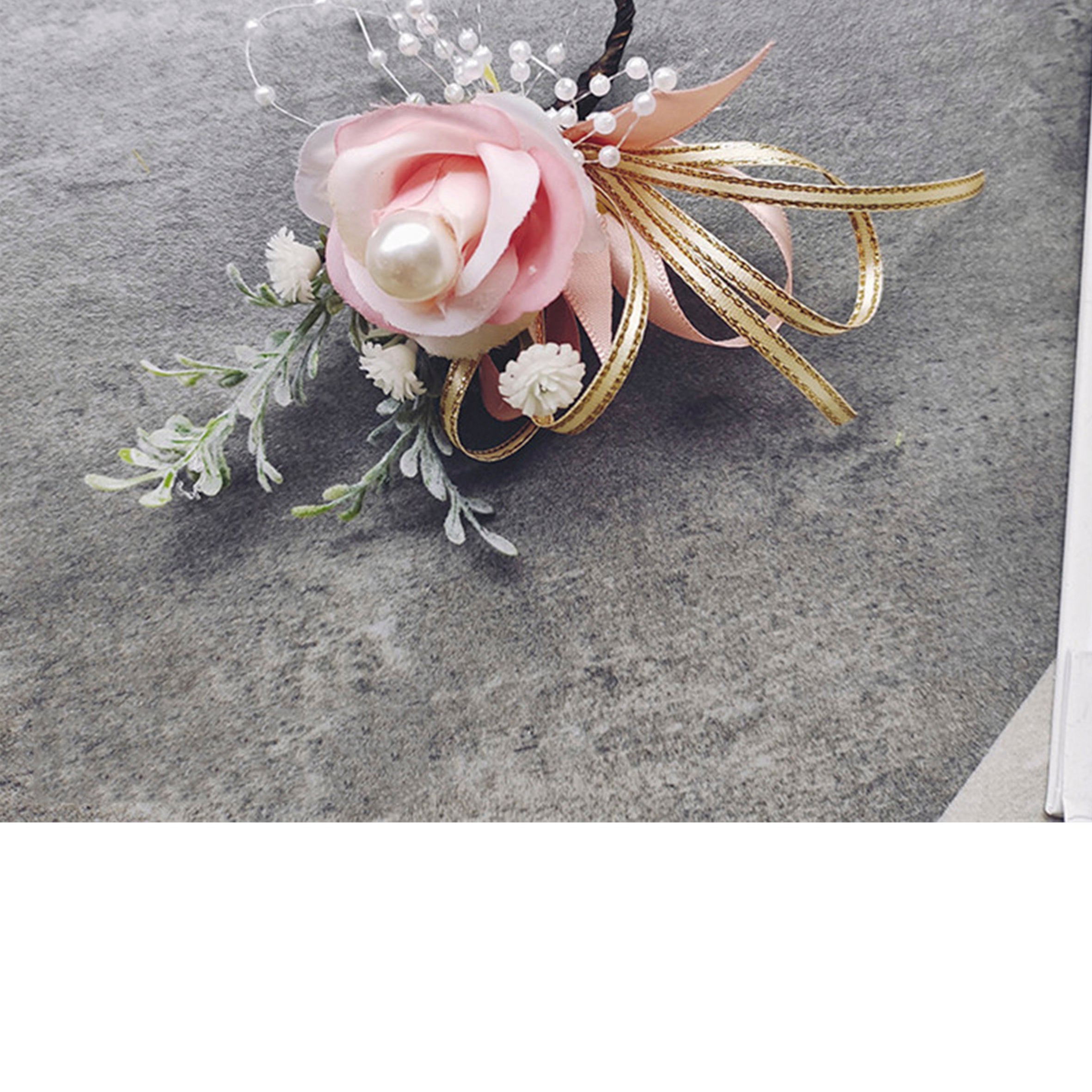 Handmade Floral Fabric Brooch PA3623
